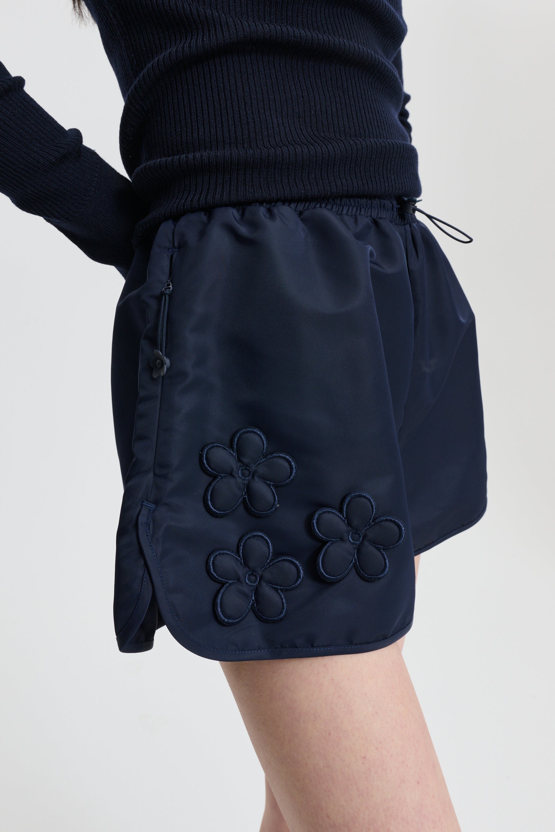 CBCOLETTE | SHORTS TECHNICAL NYLON NAVY