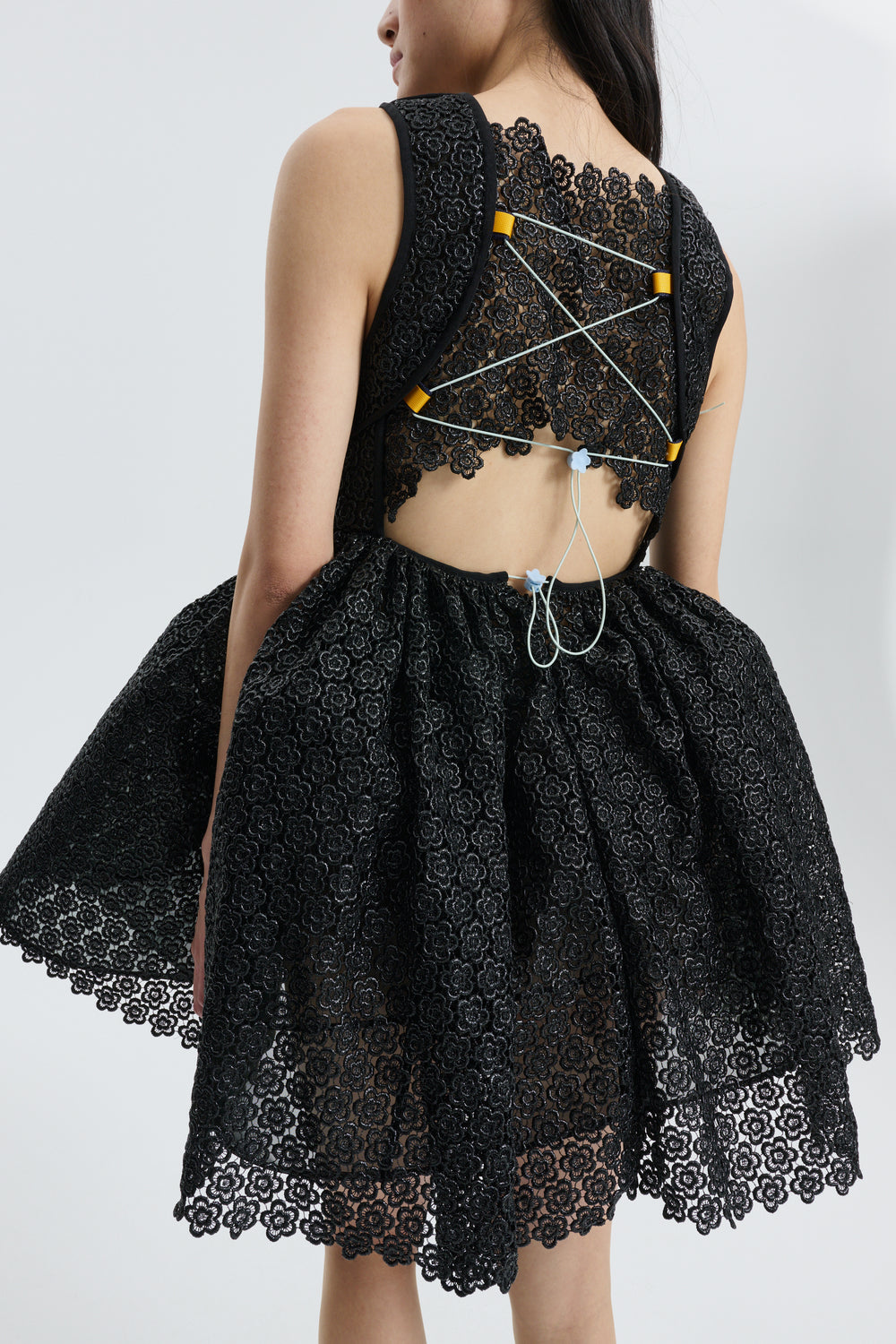 CBFINOT | DRESS MEADOW GUIPURE BLACK