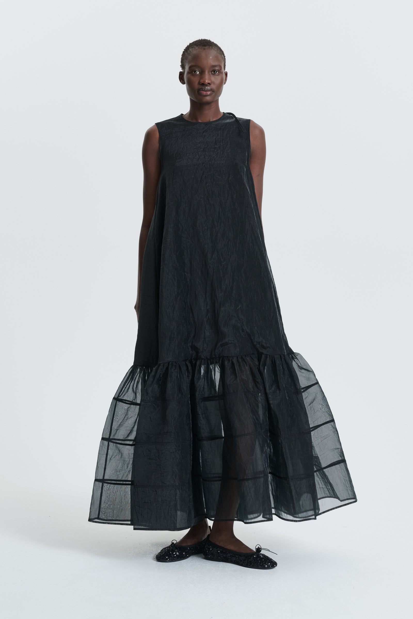 CBDOLLY | GOWN LIQUID MYRTIA BLACK