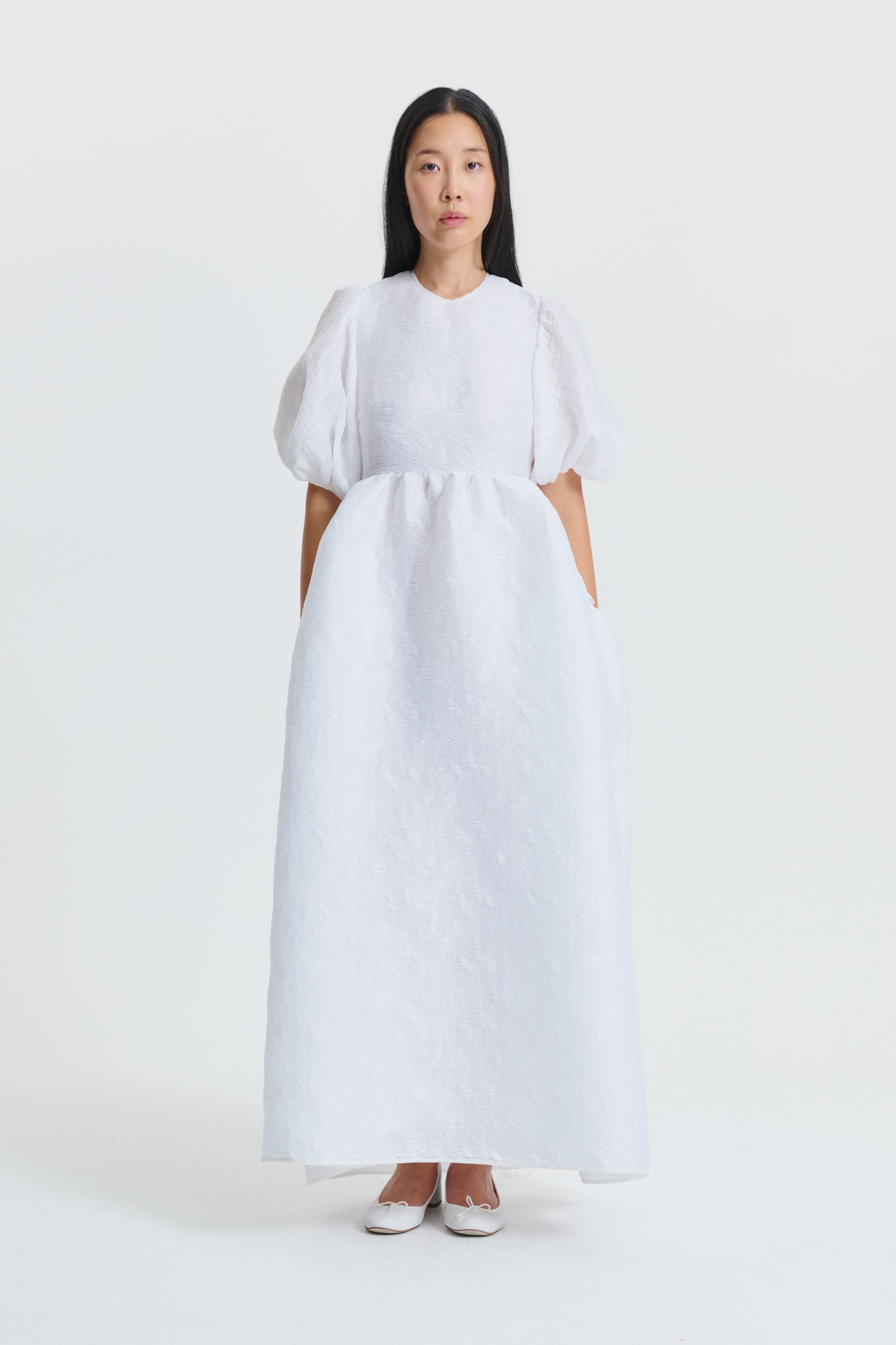 LOLA | DRESS DUNES MATELASSÉ WHITE