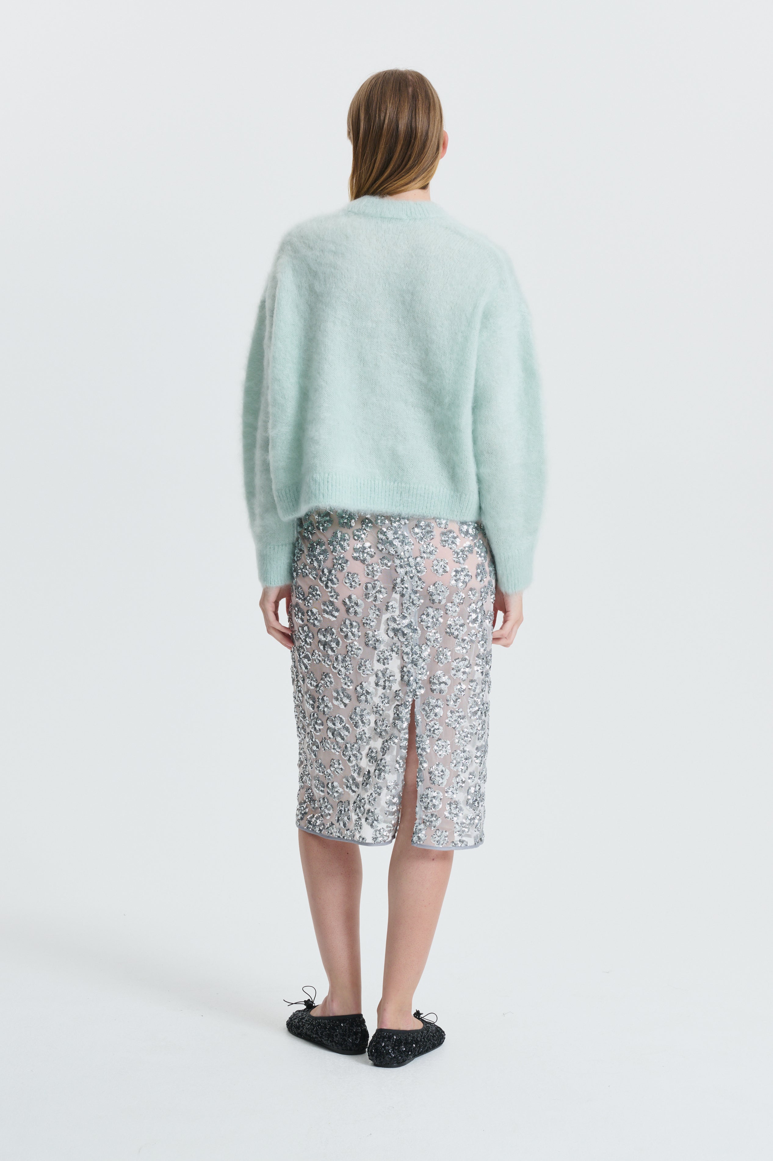CBFIRALL | JUMPER SILK MOHAIR KNIT MINT