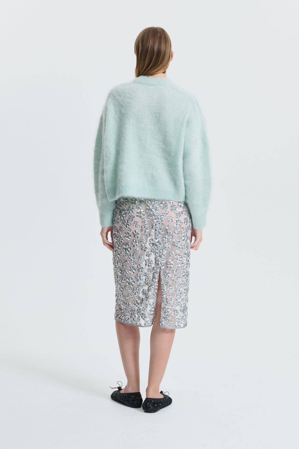 CBFIRALL | JUMPER SILK MOHAIR KNIT MINT