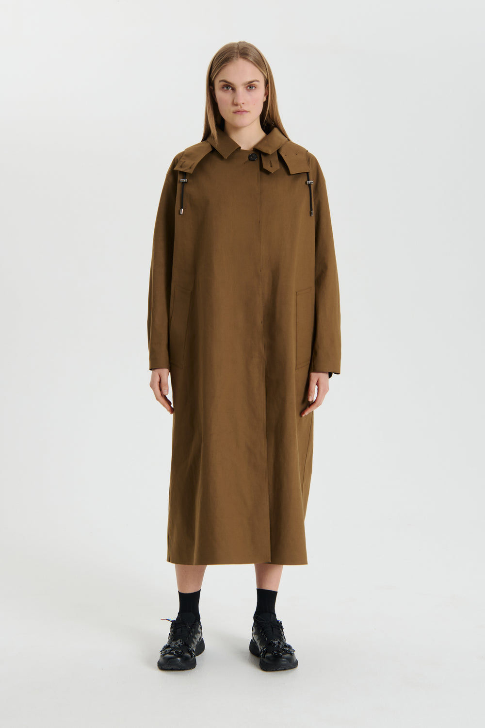 ONID | COAT BONDED COTTON BROWN