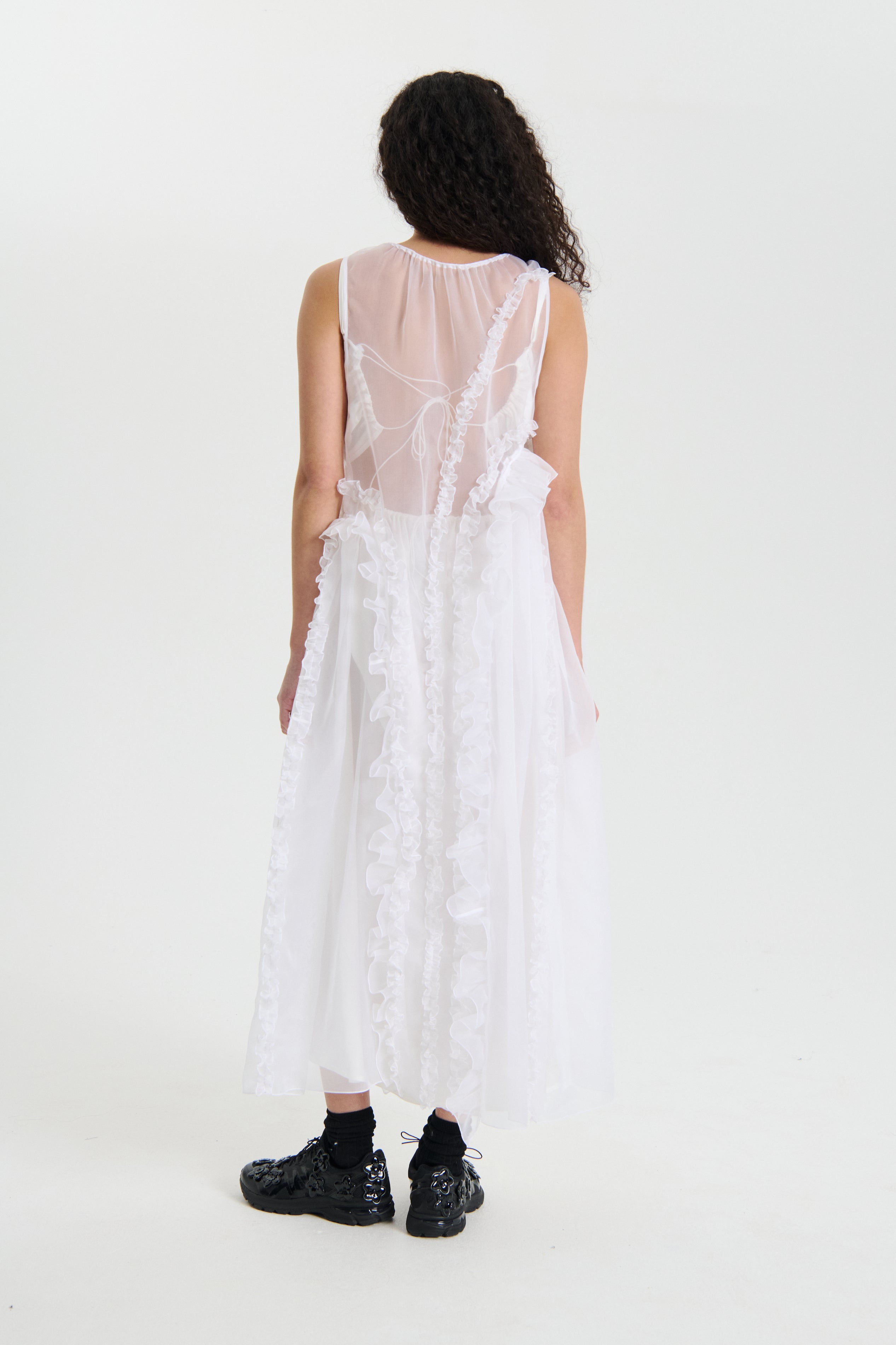 OPAL | OVERLAY SATIN ORGANZA WHITE – Cecilie Bahnsen