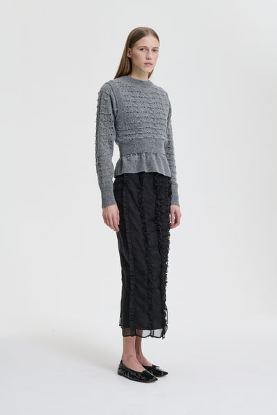 【お値引き】Cecilie Bahnsen グレー アルパカニット  新品 楽天市場】【美品】 Cecilie Bahnsen / セシリーバンセン | ウール