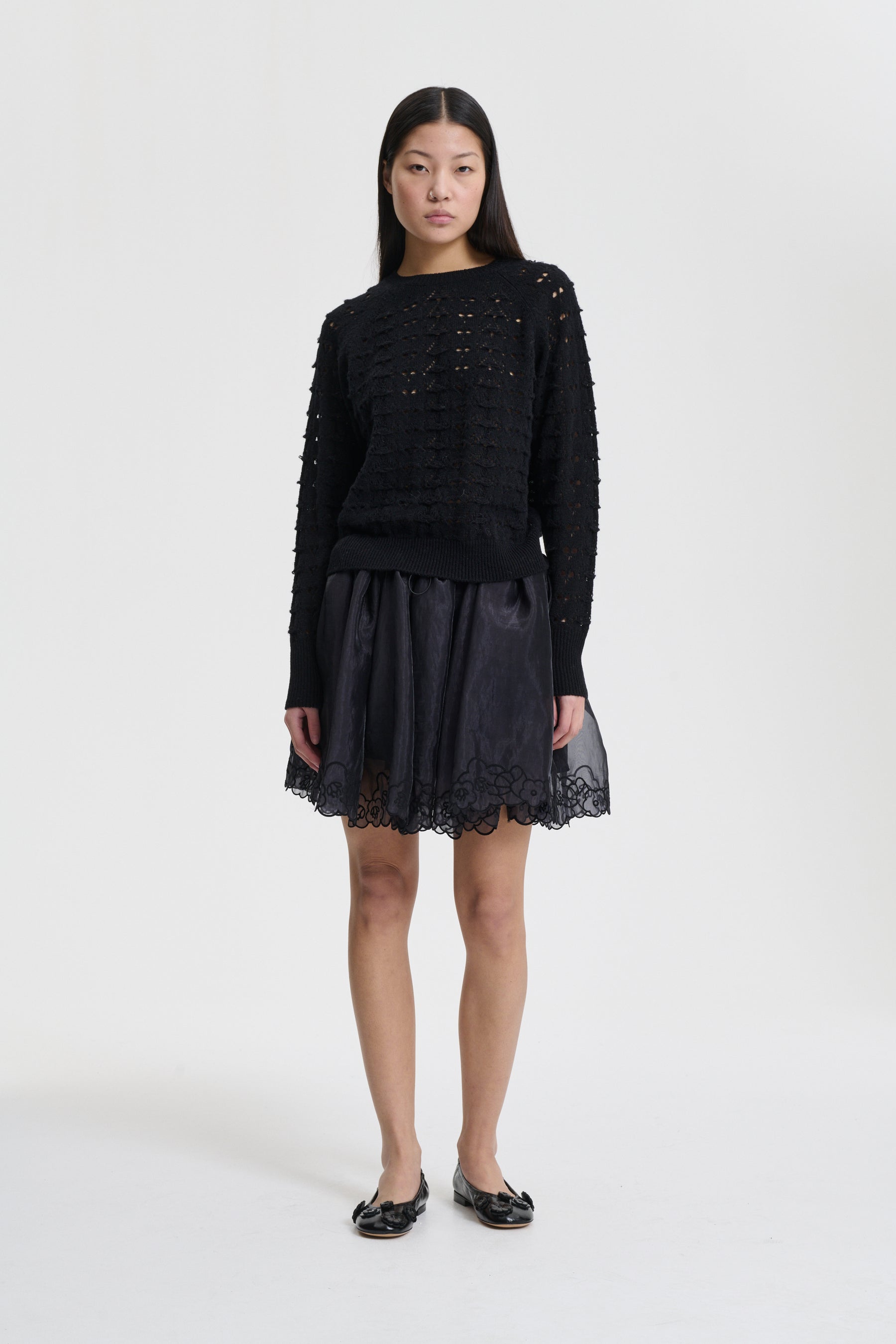 CECILIE BAHNSEN ニット CALLA | JUMPER | VELVET BLACK