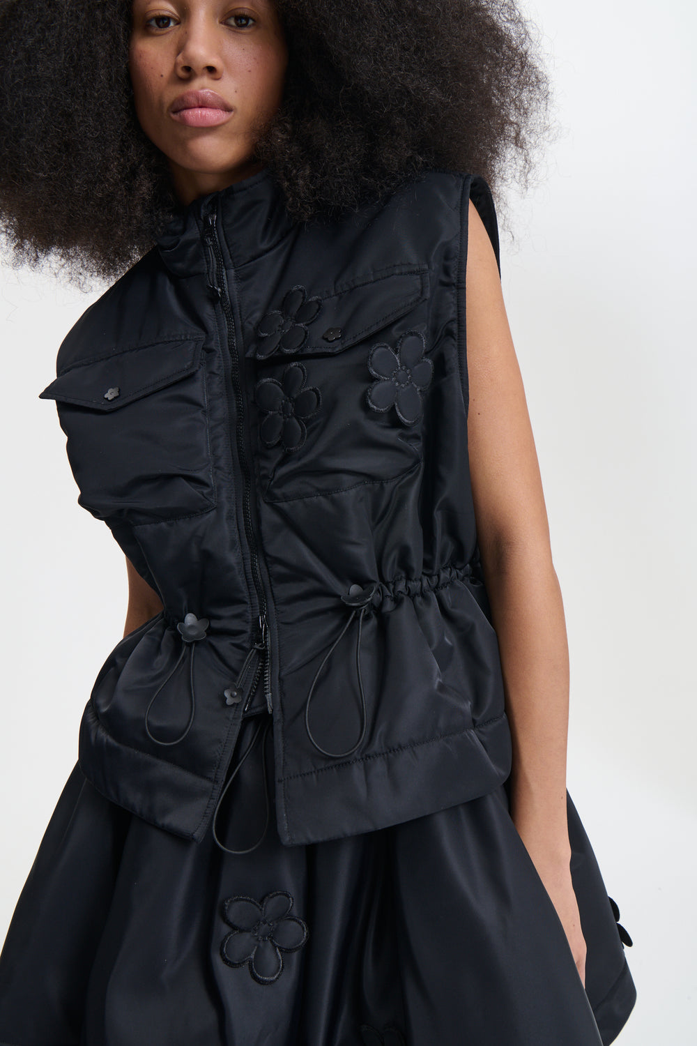 BREE | VEST NYLON BLACK