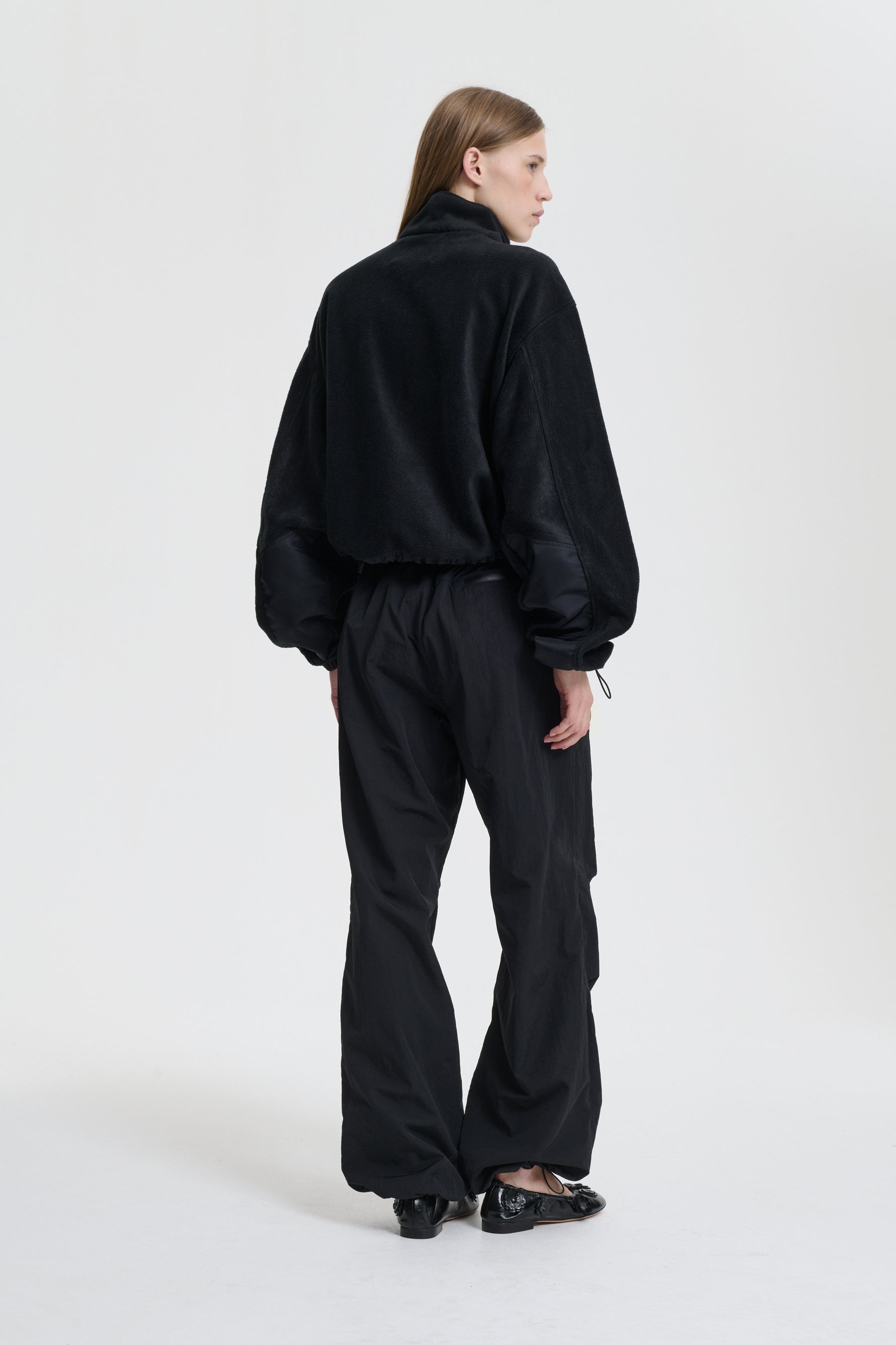 BASTIAN | ANORAK FLEECE BLACK