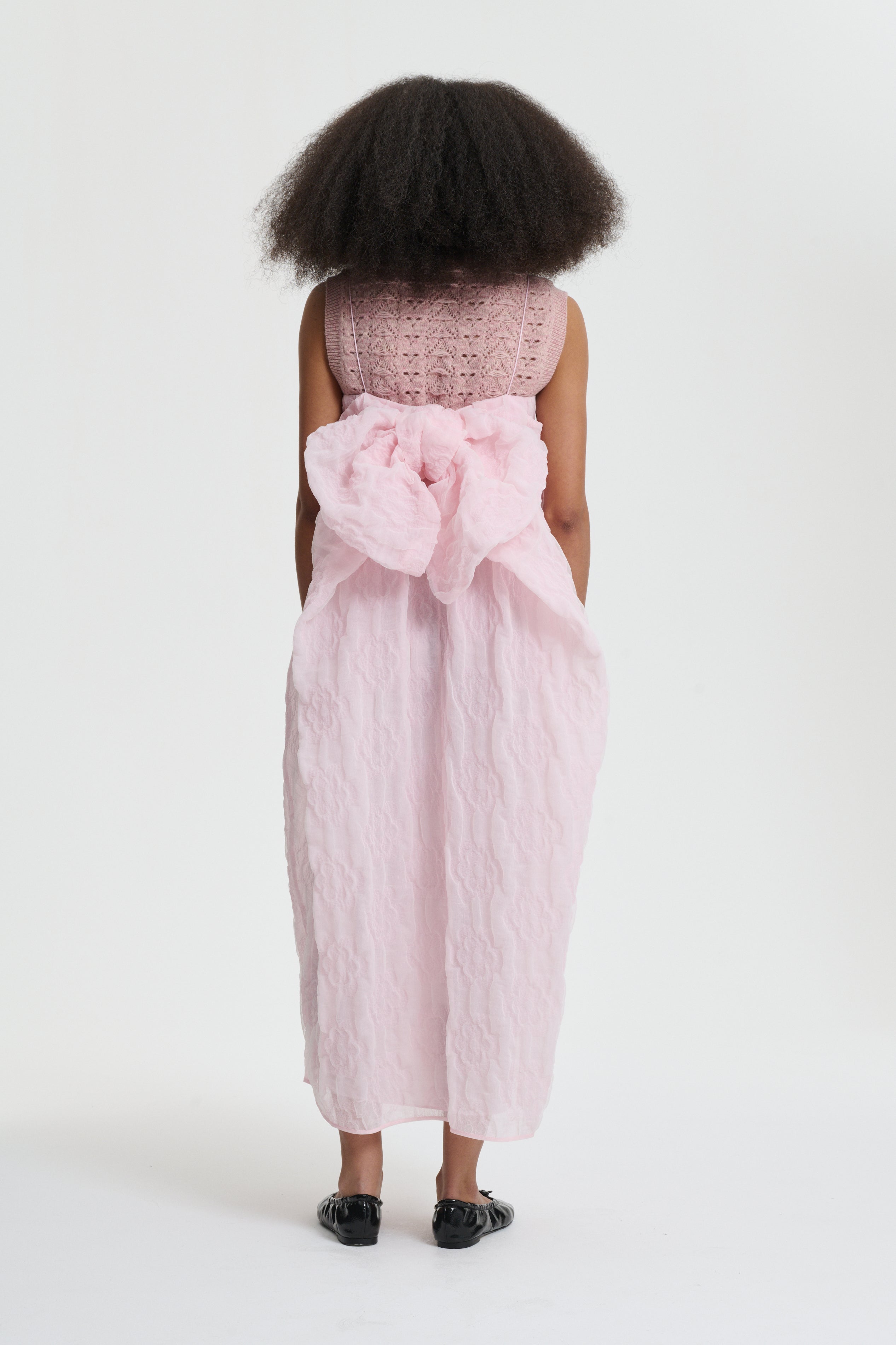 VILMA | DRESS AVENS MATELASSÉ PINK
