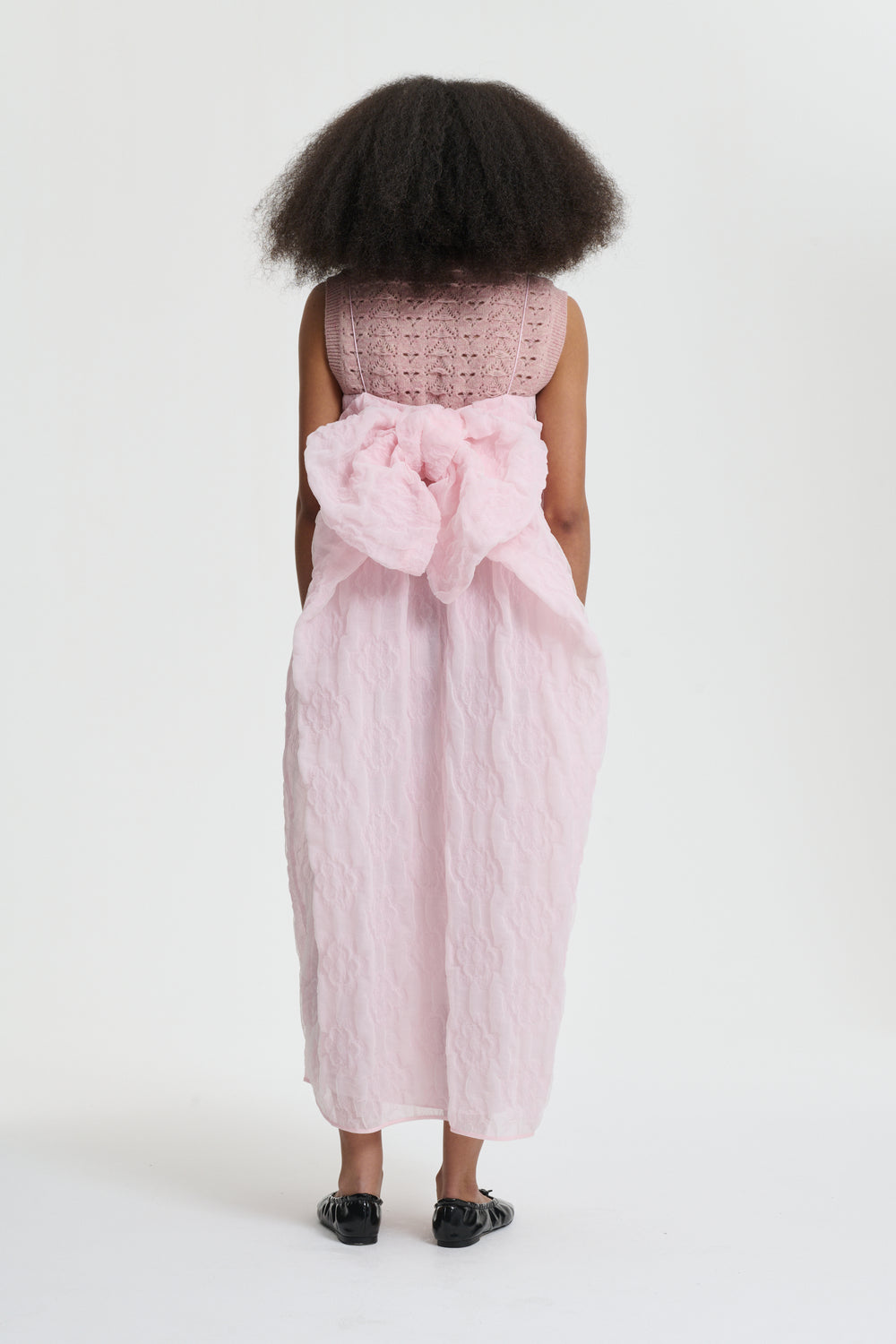 VILMA | DRESS AVENS MATELASSÉ PINK