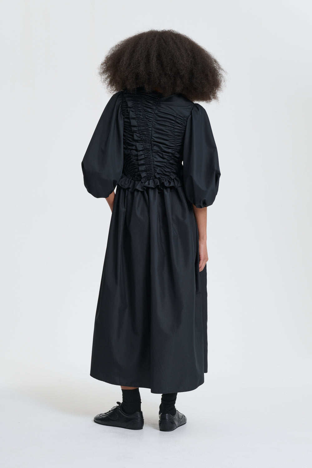BOLIA | DRESS RECYCLED FAILLE BLACK