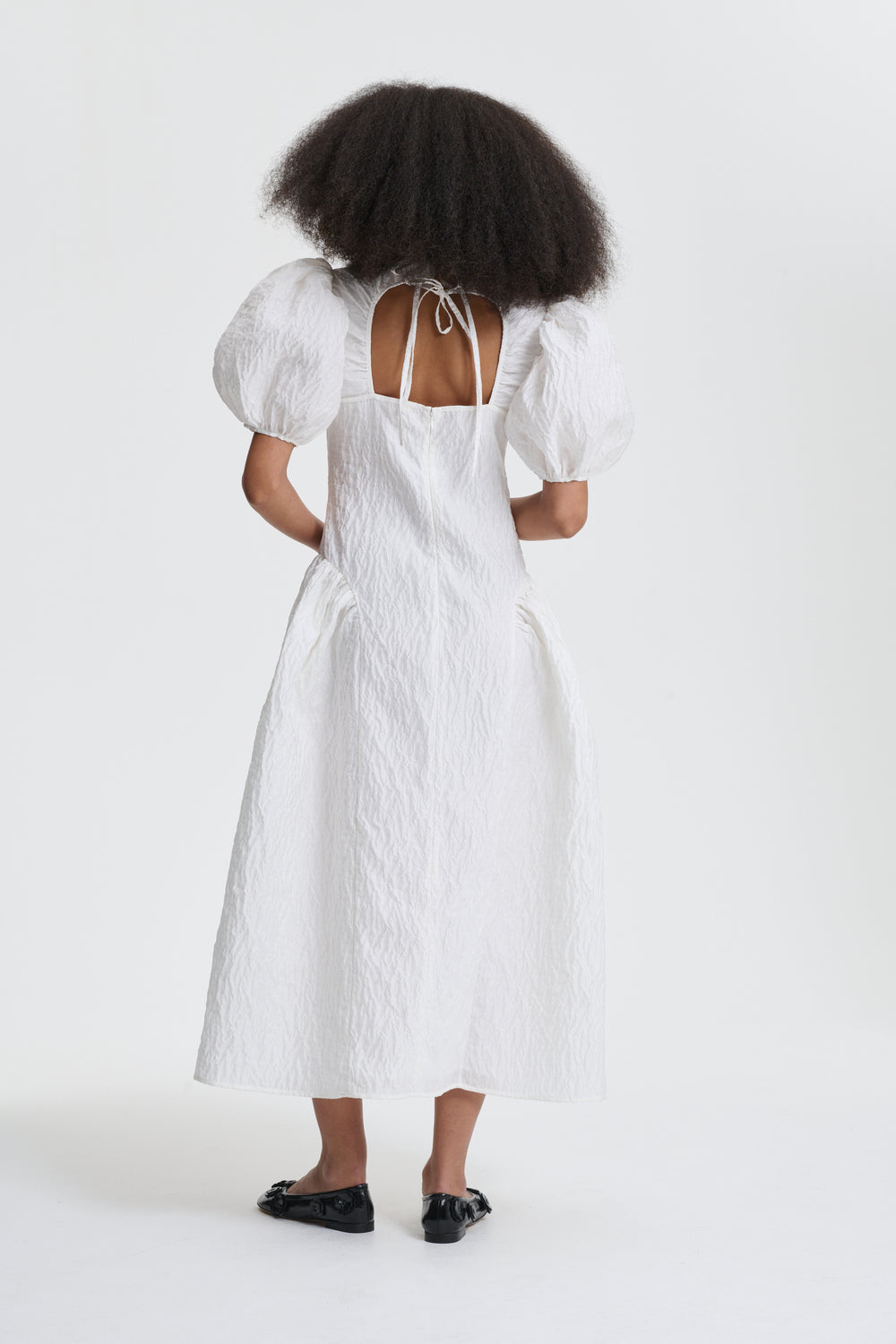 BALI | DRESS LOBELIA MATELASSÉ WHITE
