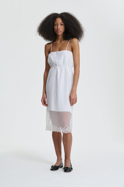 BARR | DRESS LIQUID MYRTIA WHITE – Cecilie Bahnsen