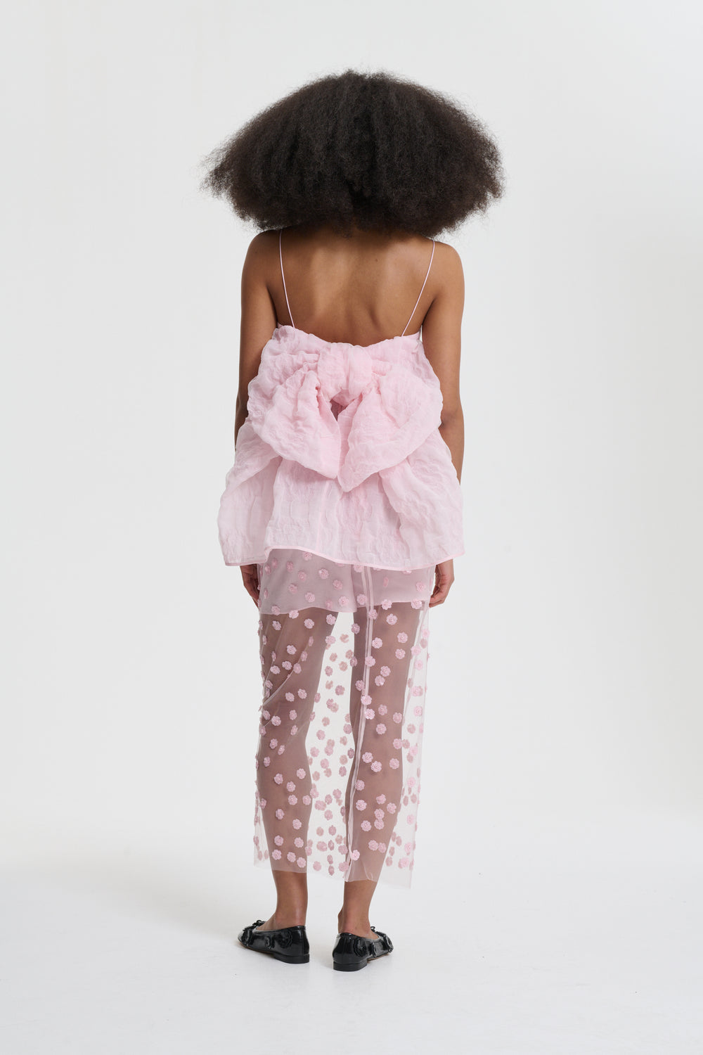 VERONICA | TOP AVENS MATELASSÉ PINK