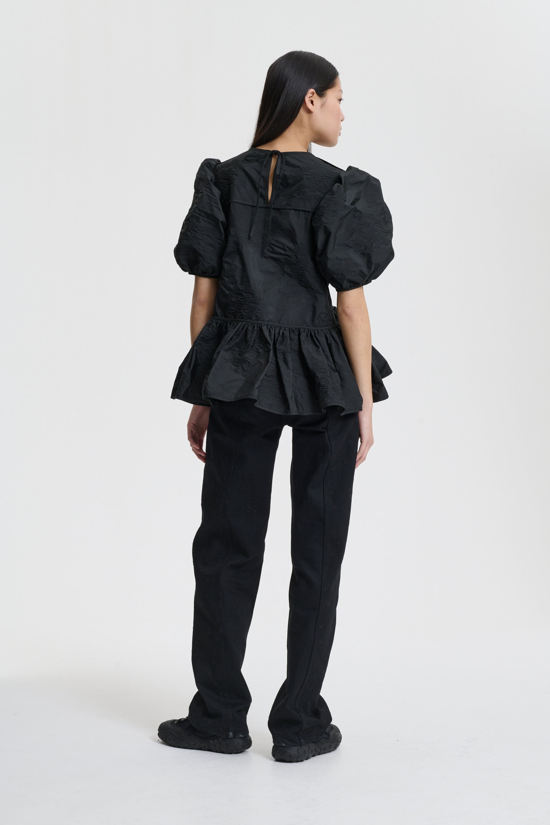 BALE | TOP BORUS JACQUARD BLACK