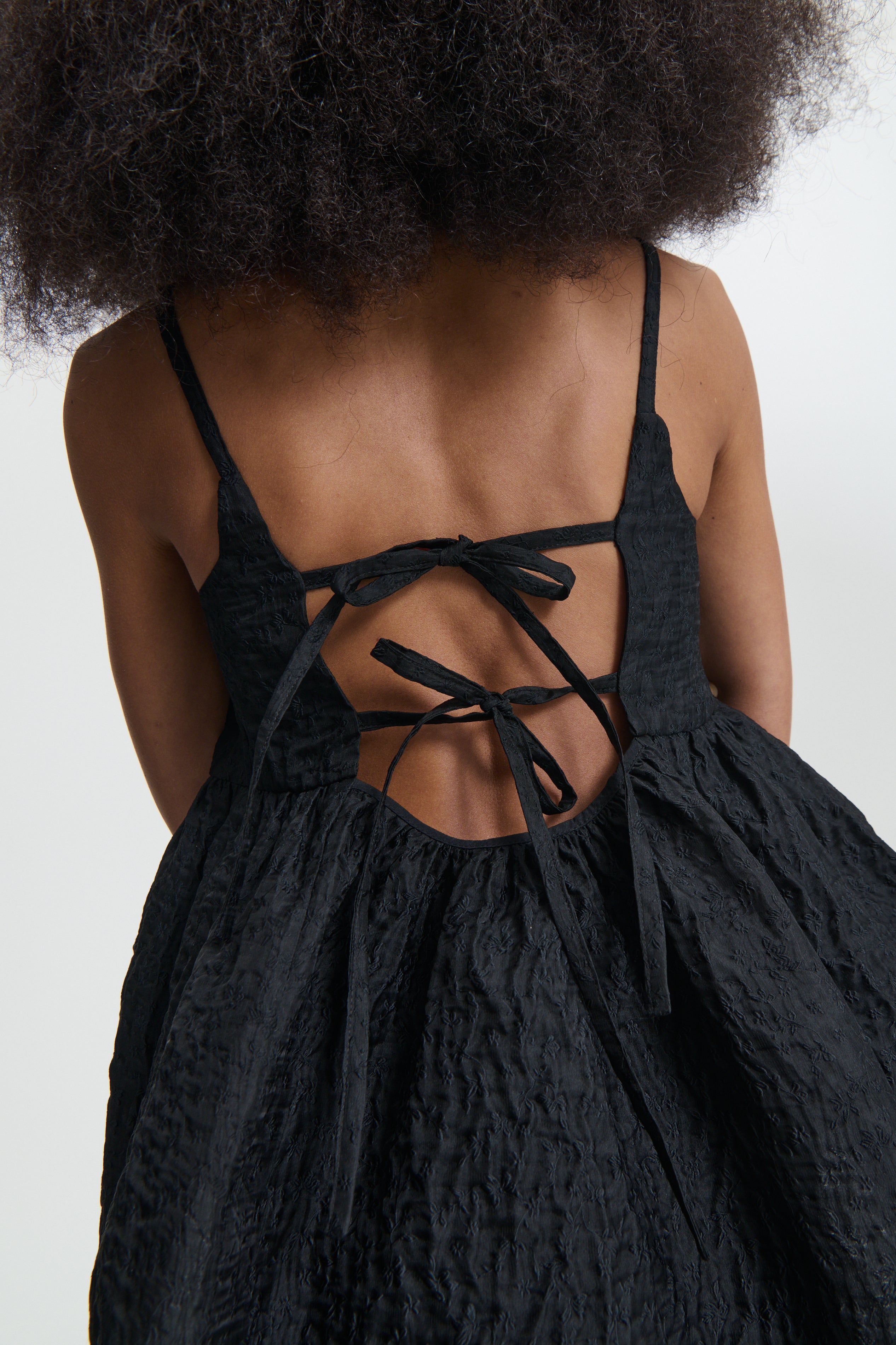 AKIRA | TOP LOBELIA MATELASSÉ BLACK