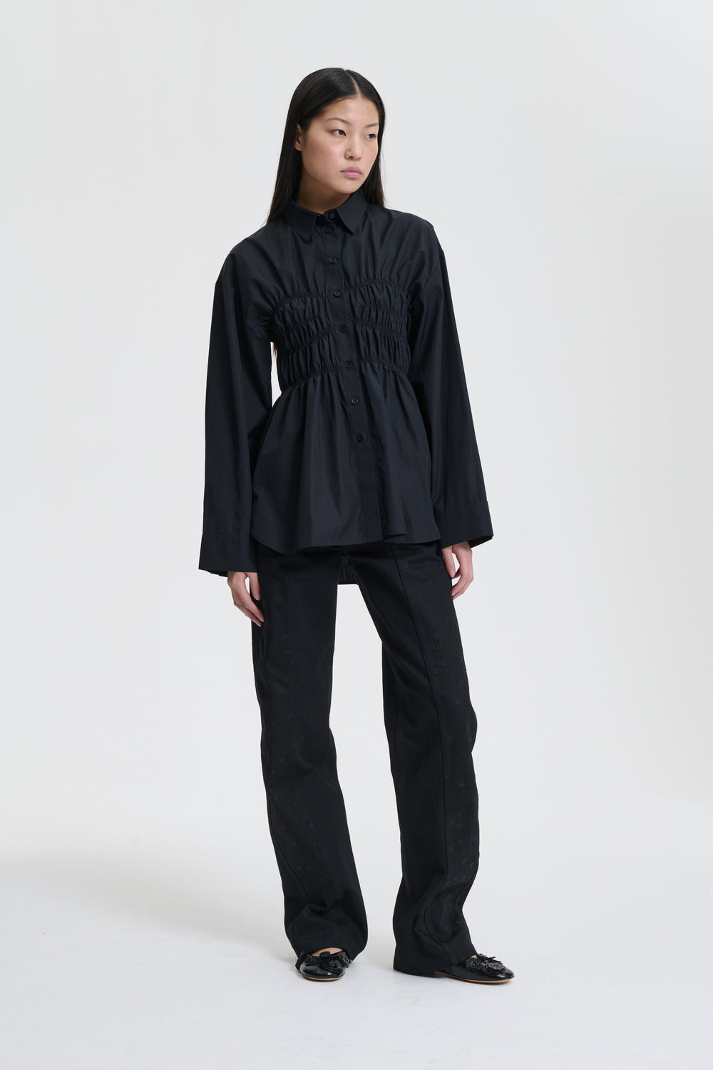 BRAXTON | SHIRT COTTON BLACK