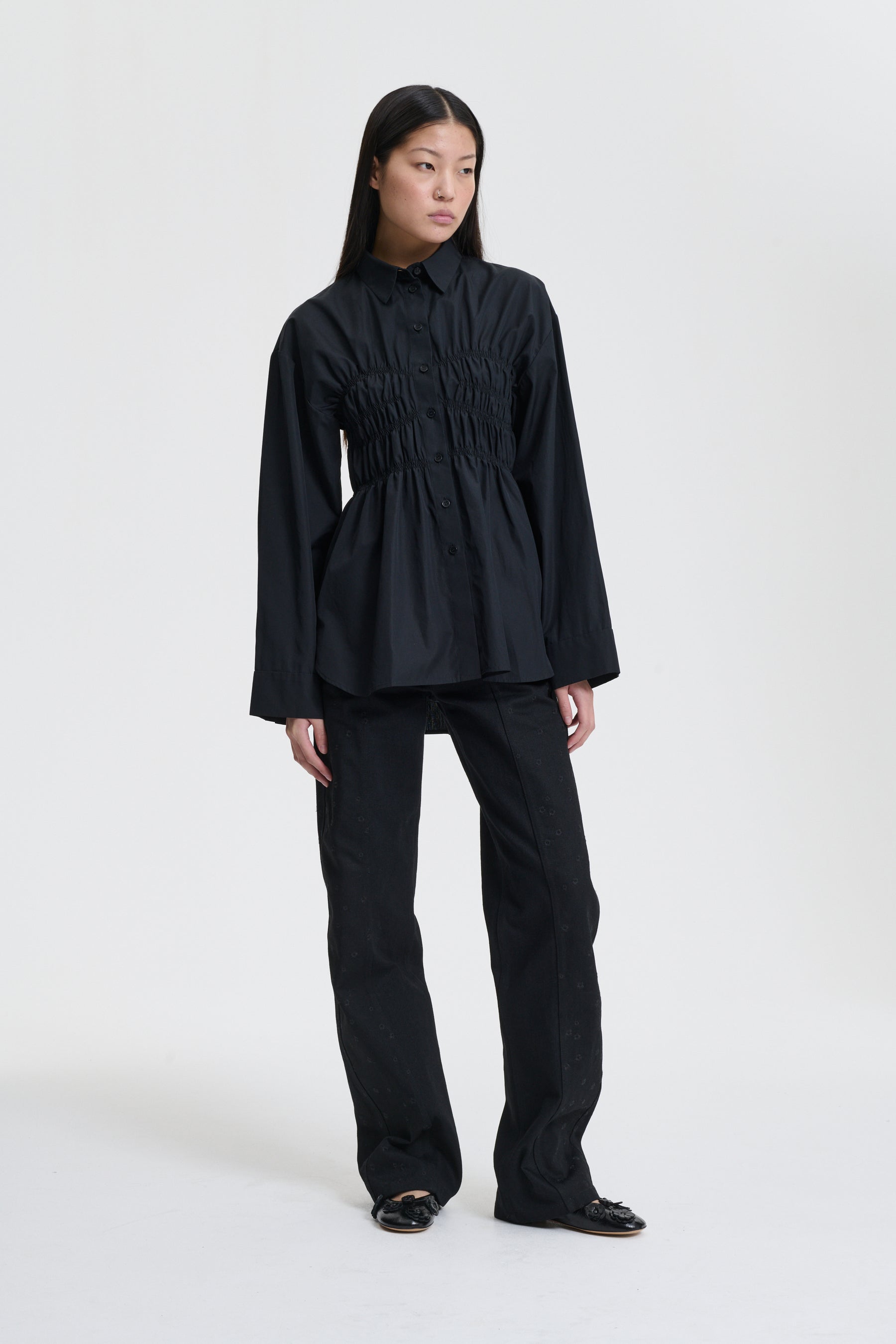 BRAXTON | SHIRT COTTON BLACK