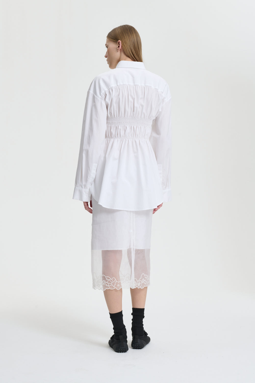 BRAXTON | SHIRT COTTON WHITE
