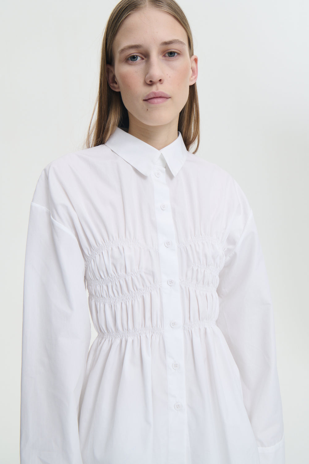 BRAXTON | SHIRT COTTON WHITE