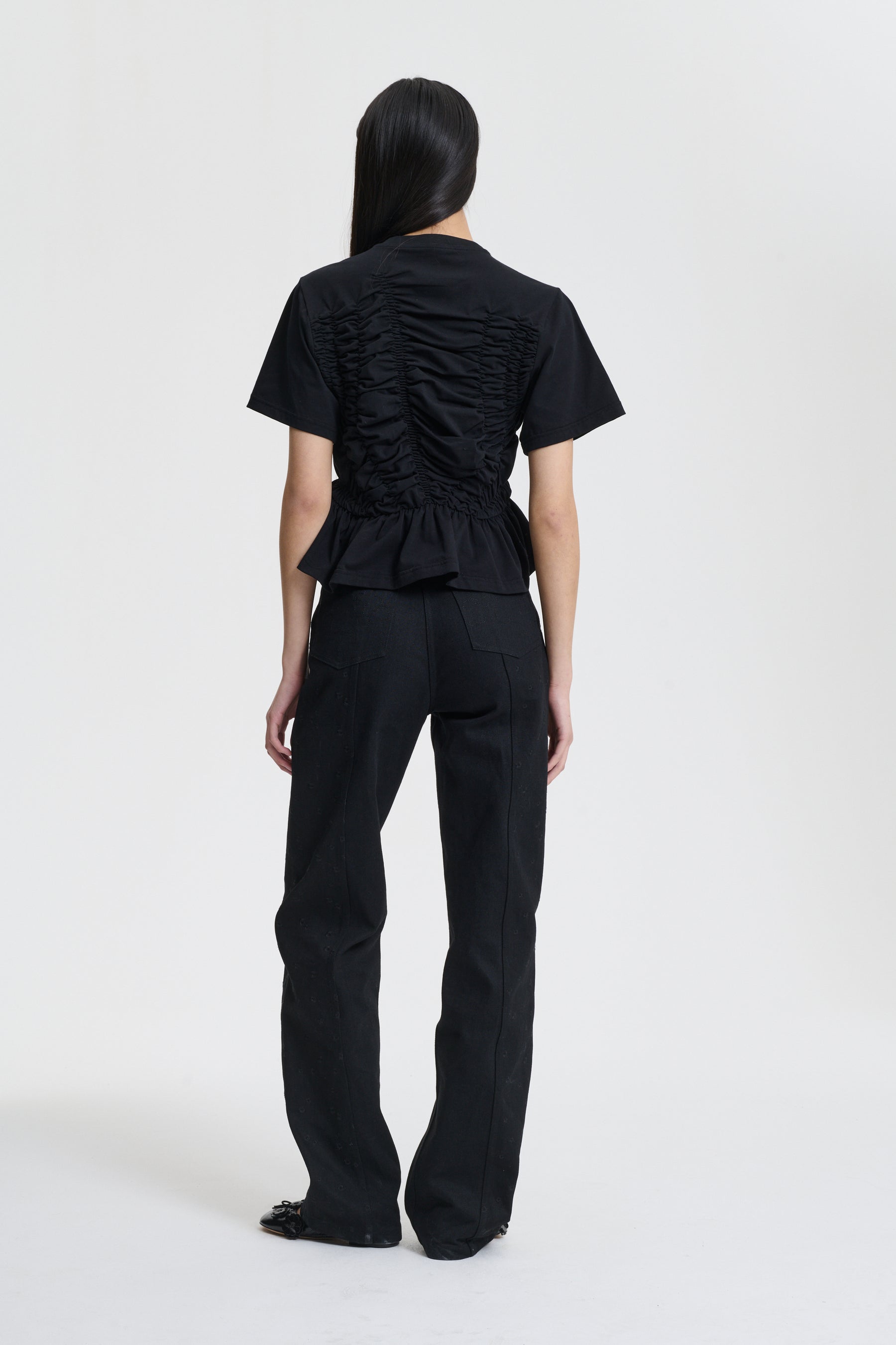 CECILIEBAHNSEN トップス BENTLEY | TOP SEAMLESS MERINO BLACK