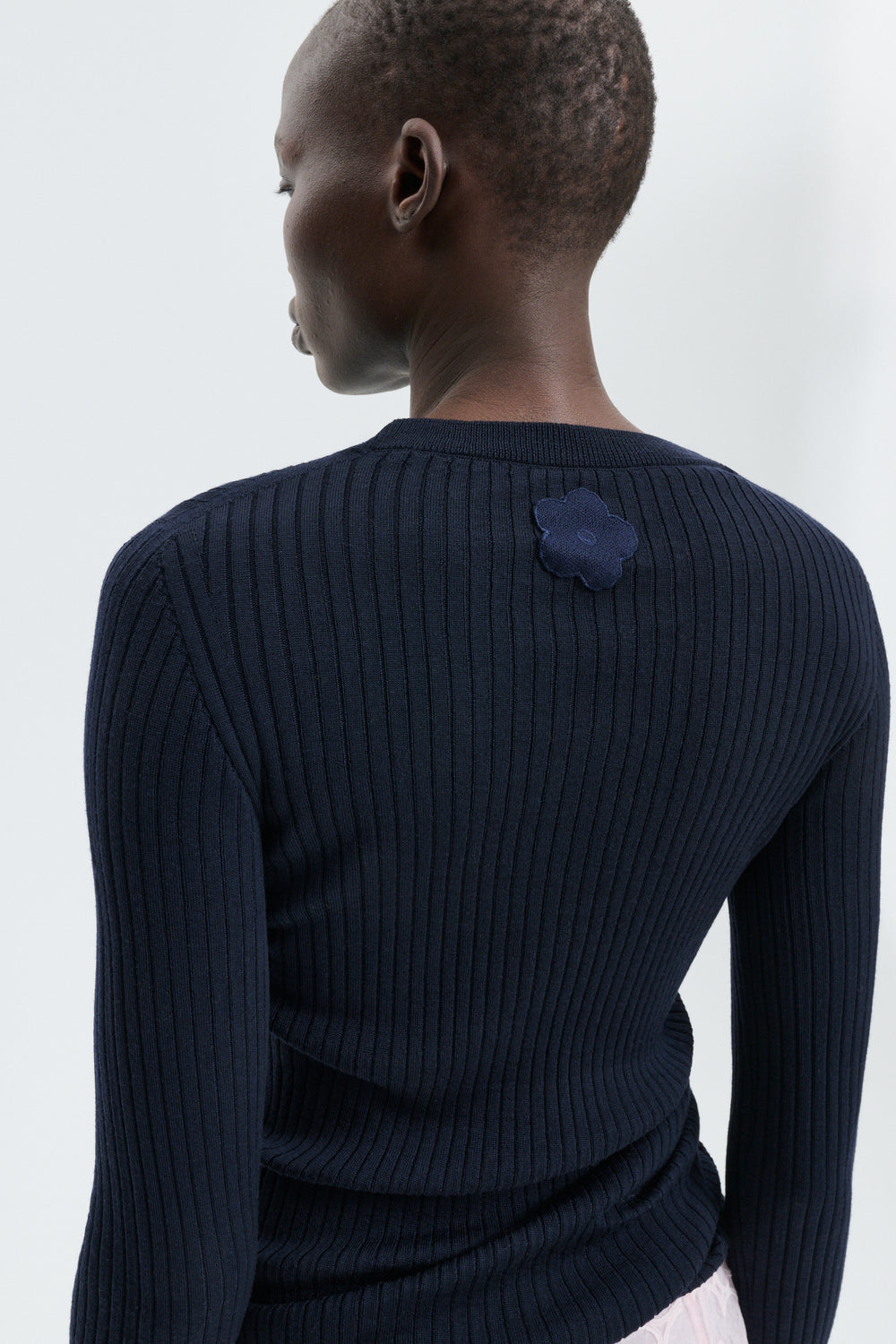 CBFLORINE | TOP FINE MERINO NAVY