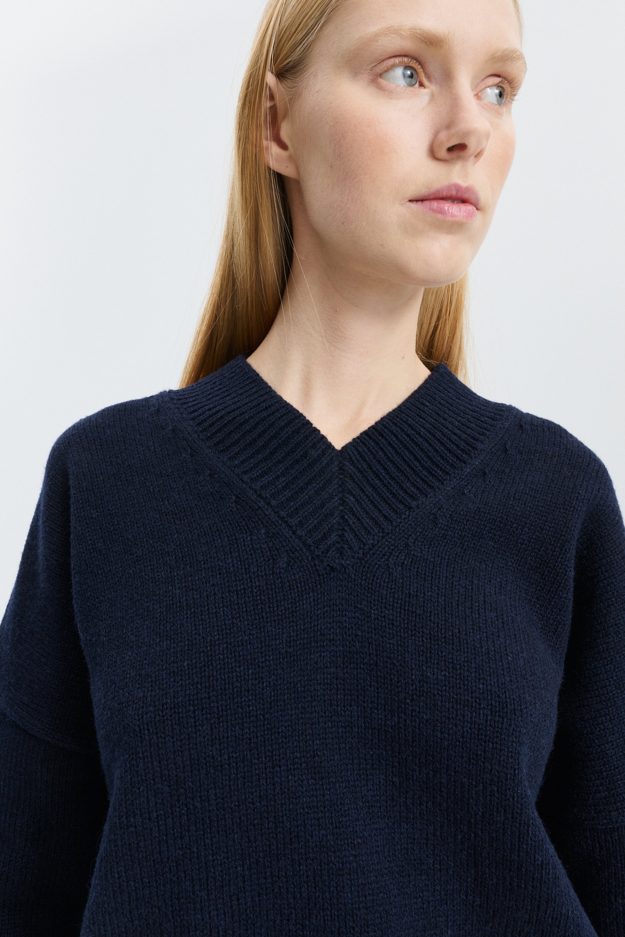 CBFENNE | JUMPER WINTER LAMBSWOOL NAVY