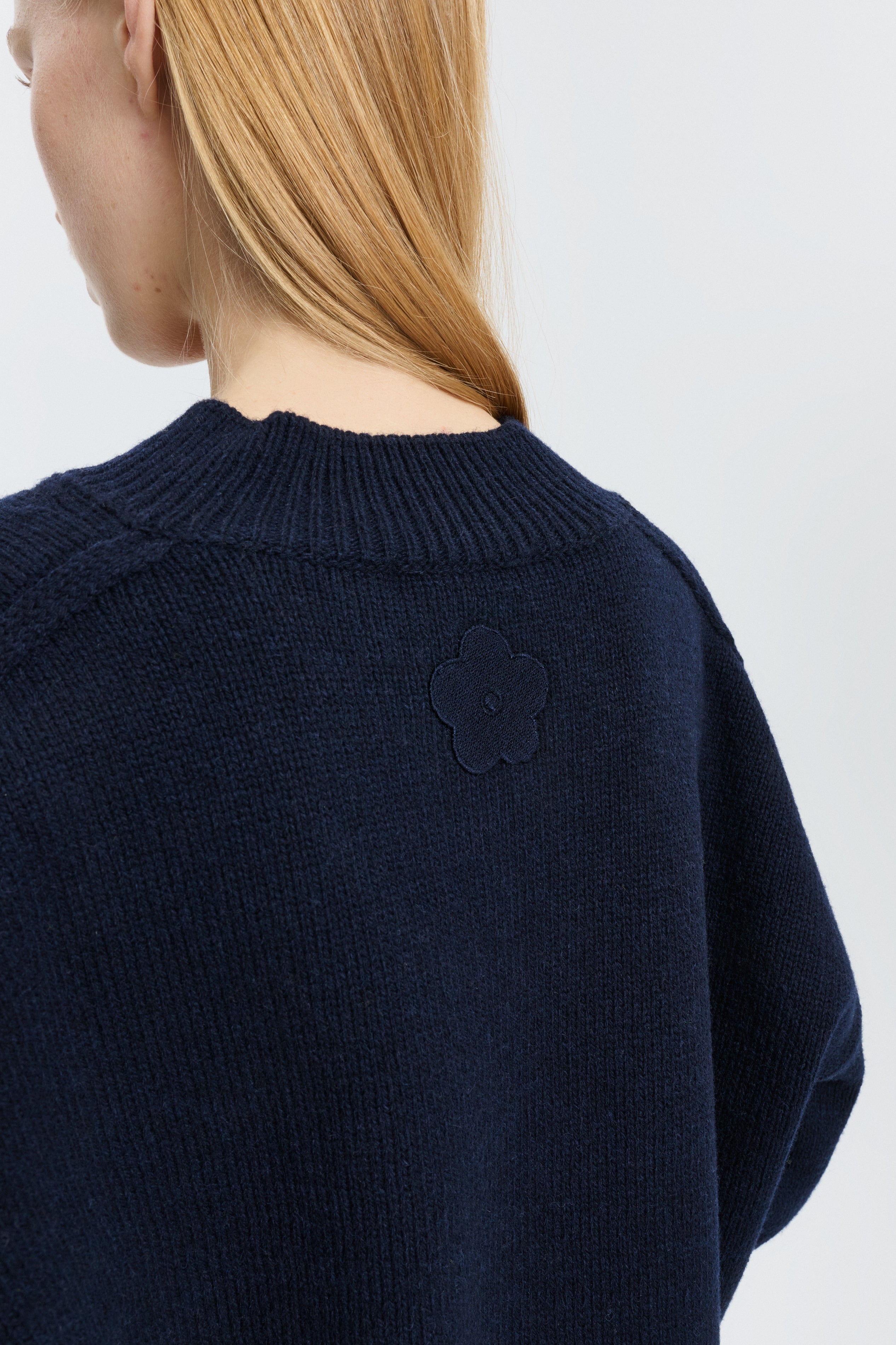 CBFENNE | JUMPER WINTER LAMBSWOOL NAVY