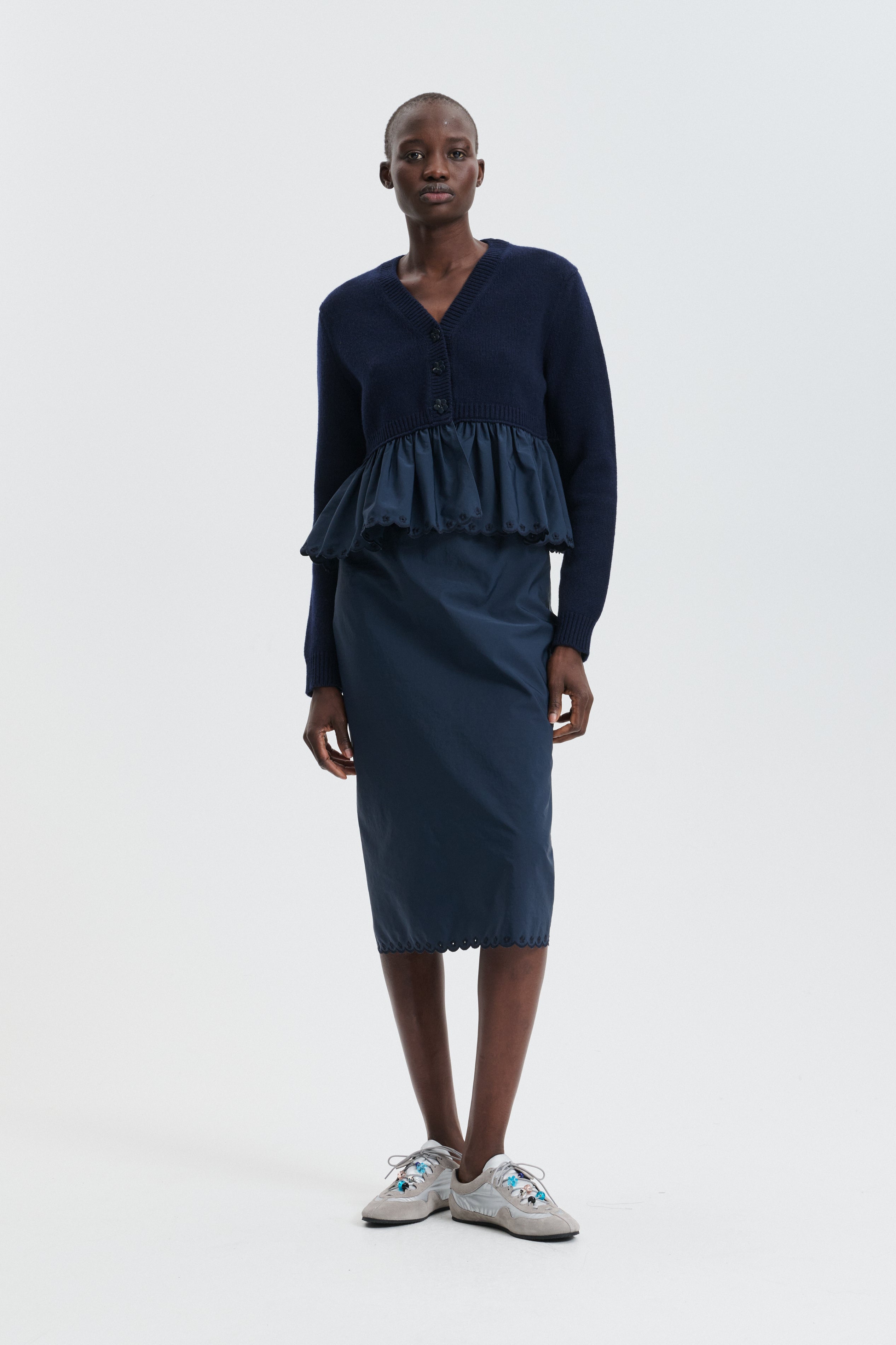 CBFUBO | CARDIGAN CLASSIC CASHMERE NAVY