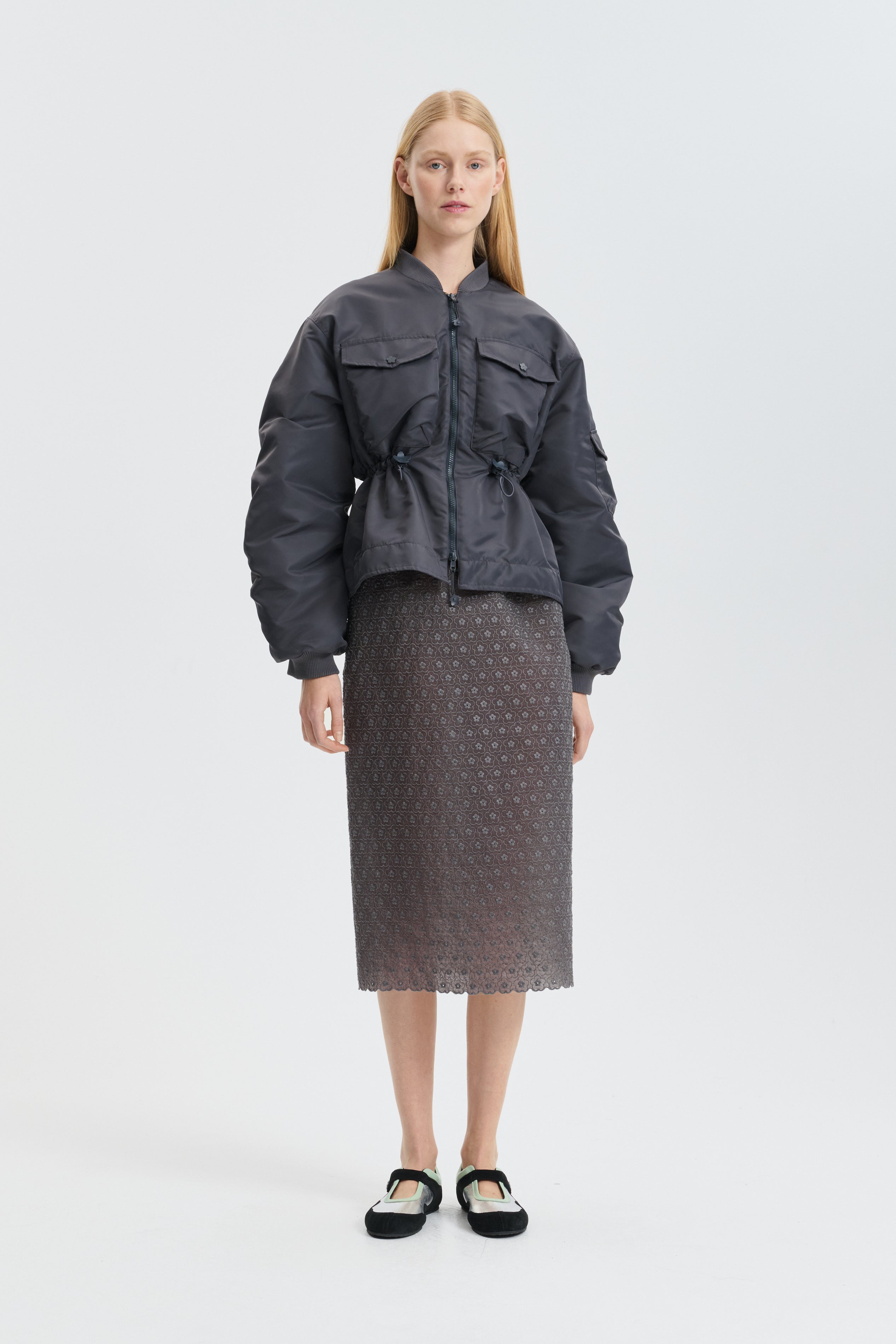 CBBIRDIE | BOMBER TECHNICAL NYLON GREY