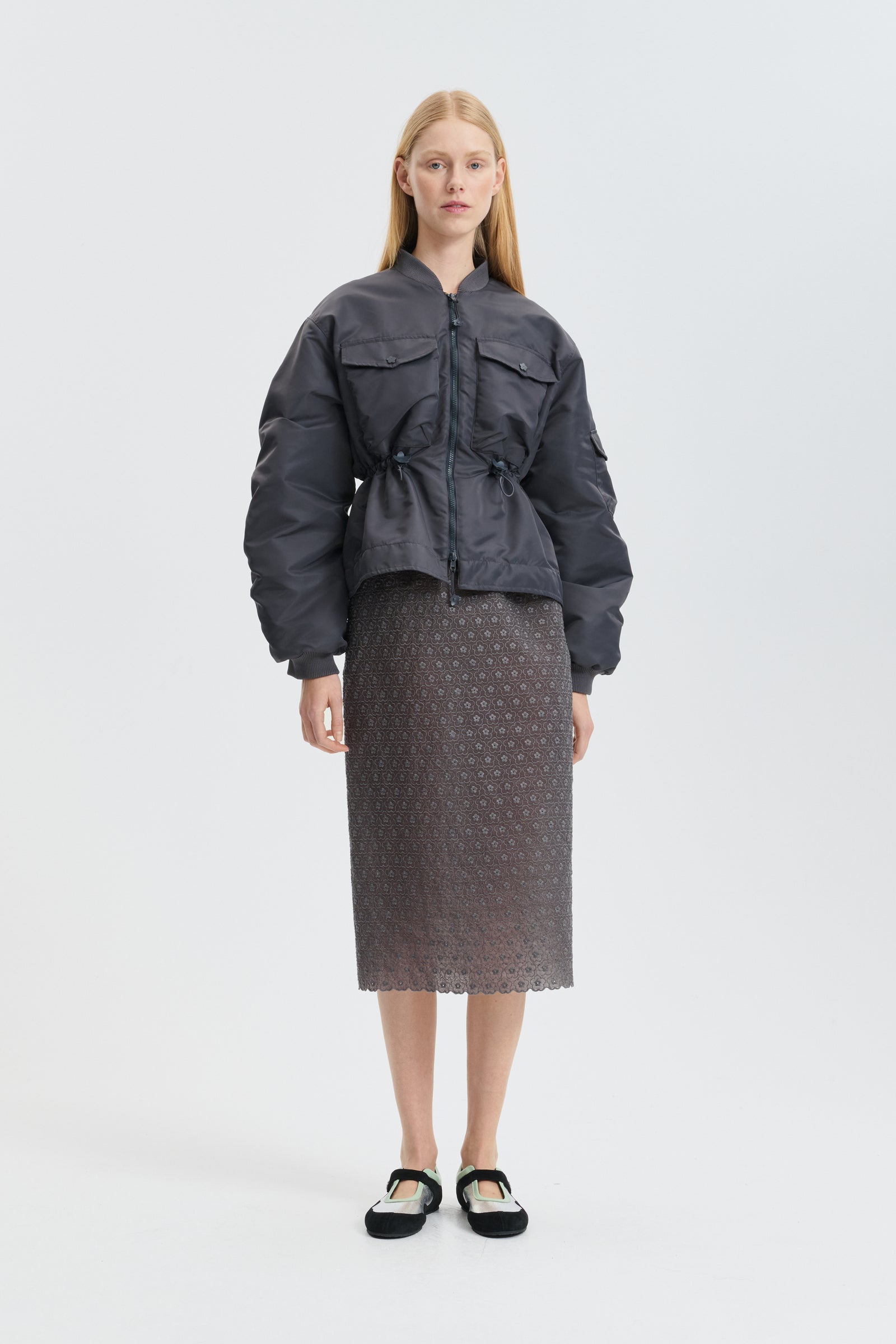 CBBIRDIE | BOMBER TECHNICAL NYLON GREY