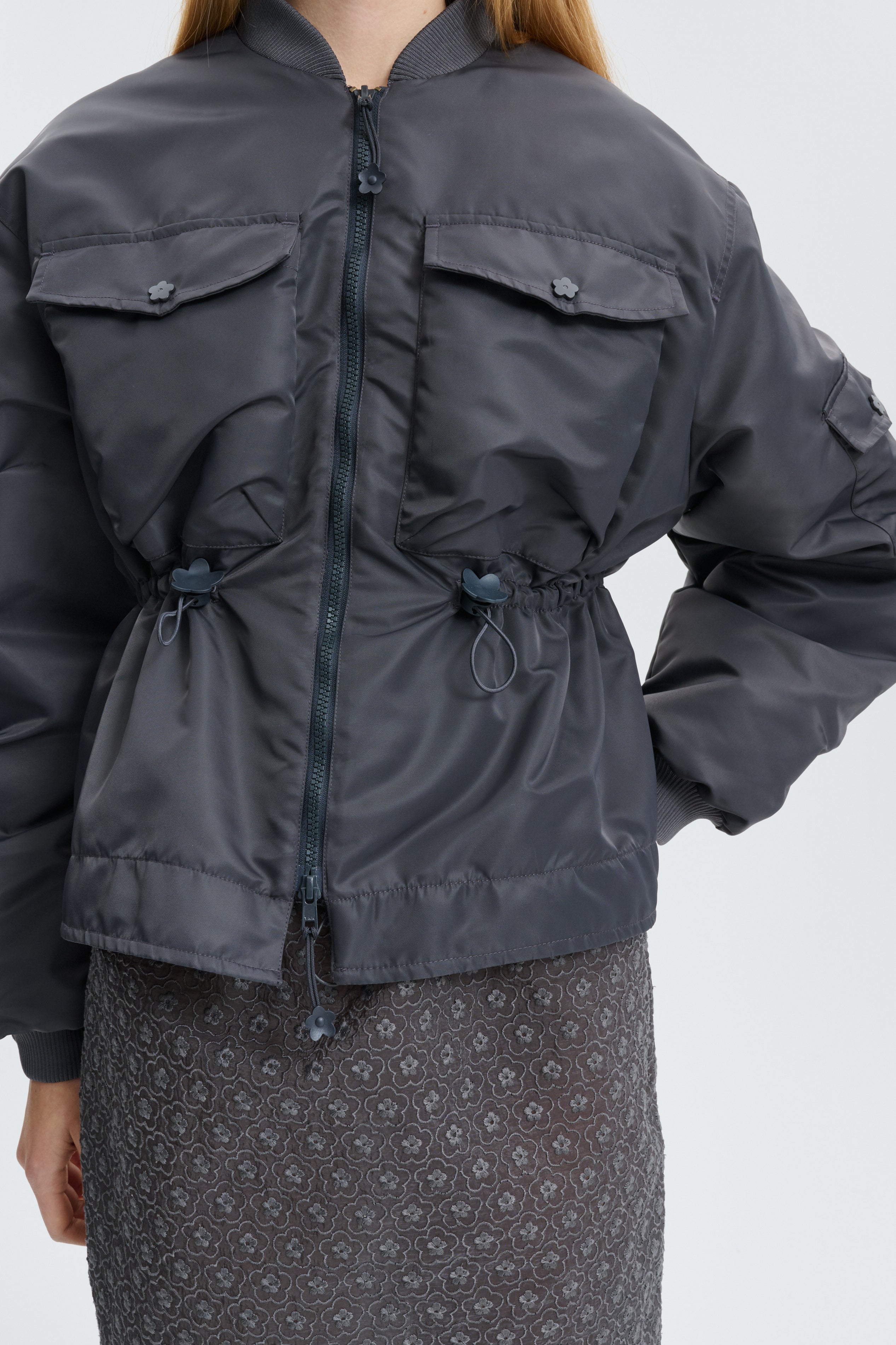 CBBIRDIE | BOMBER TECHNICAL NYLON GREY