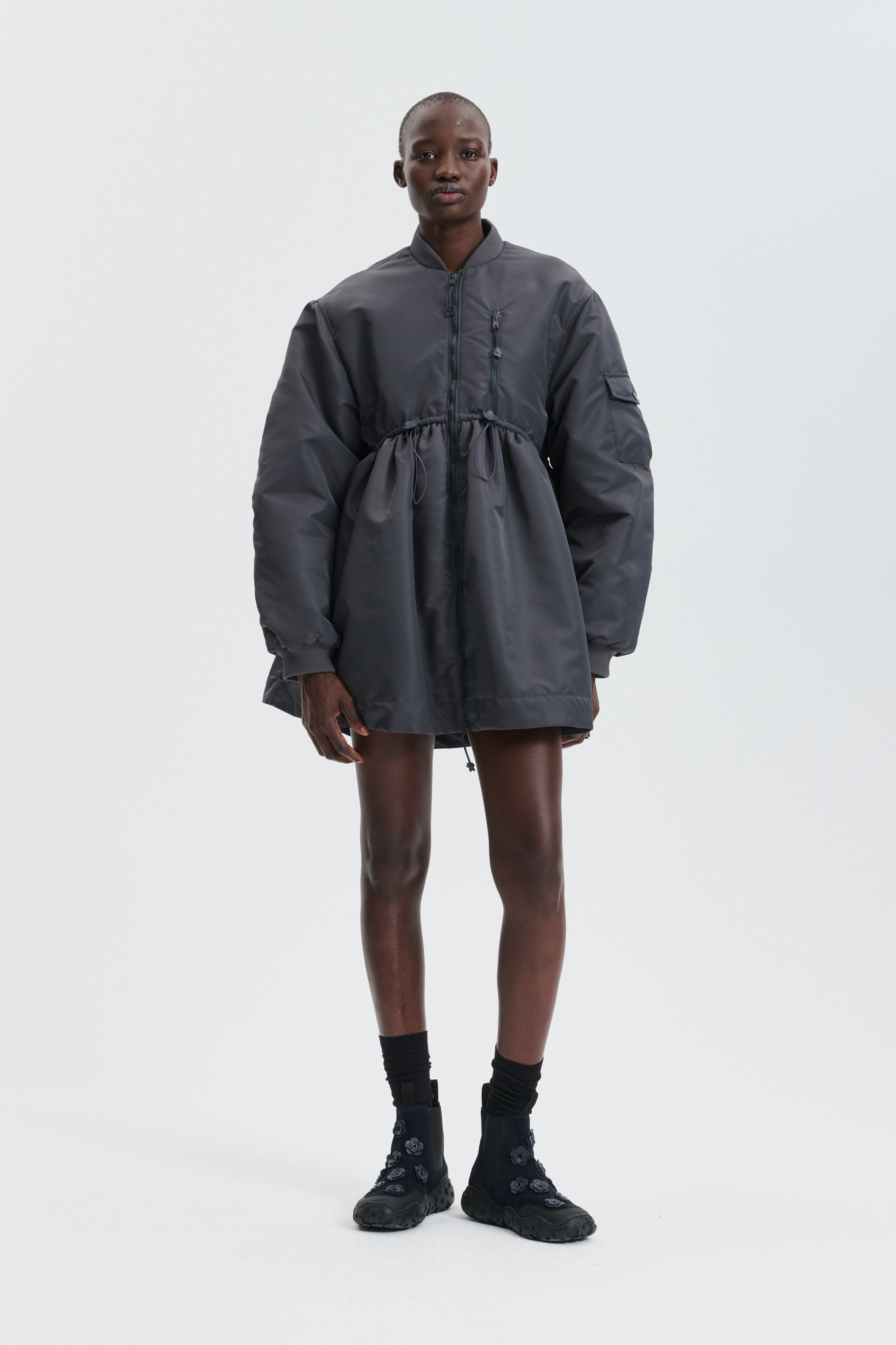 CBFRANCIS | JACKET TECHNICAL NYLON GREY