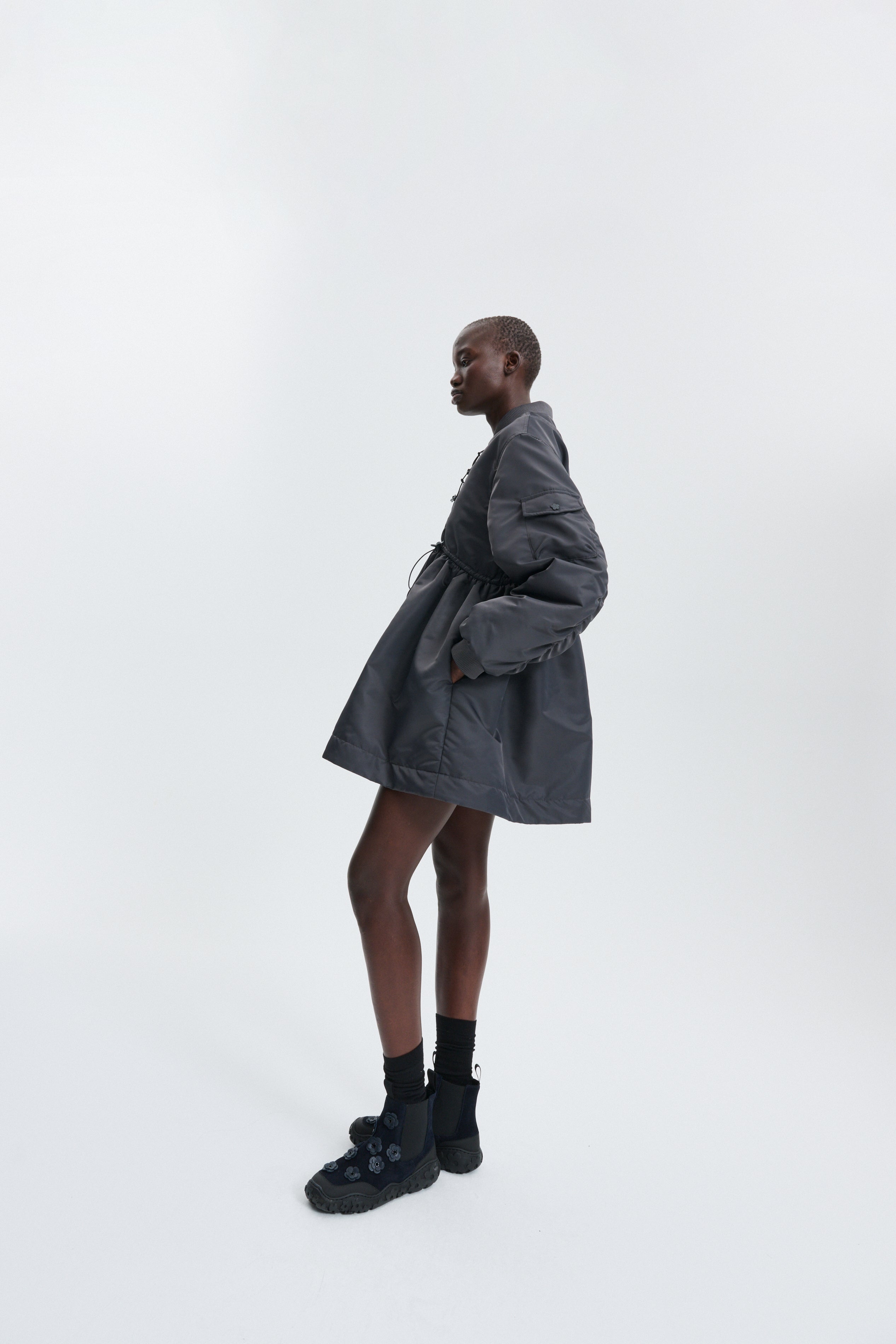 CBFRANCIS | JACKET TECHNICAL NYLON GREY
