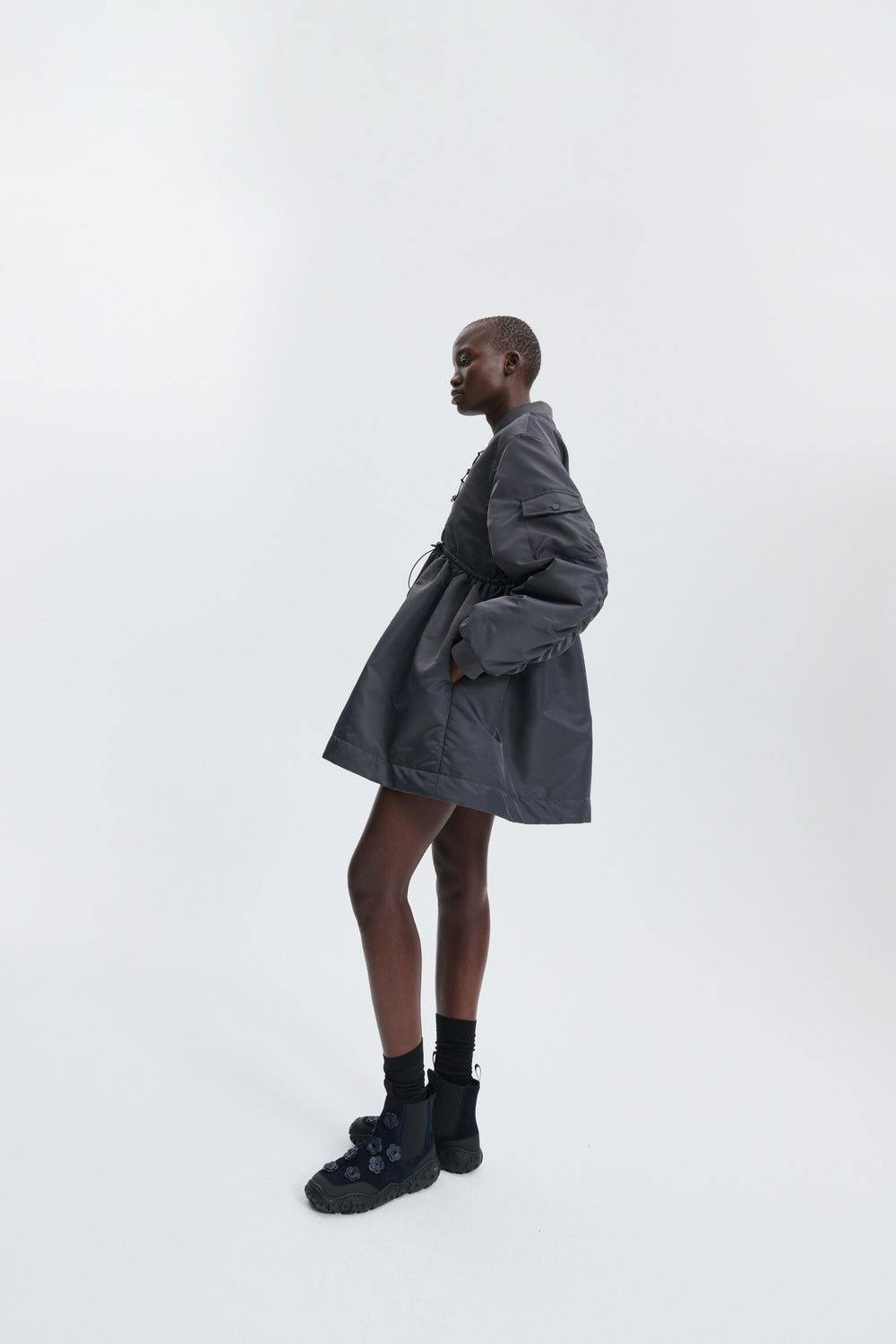 CBFRANCIS | JACKET TECHNICAL NYLON GREY