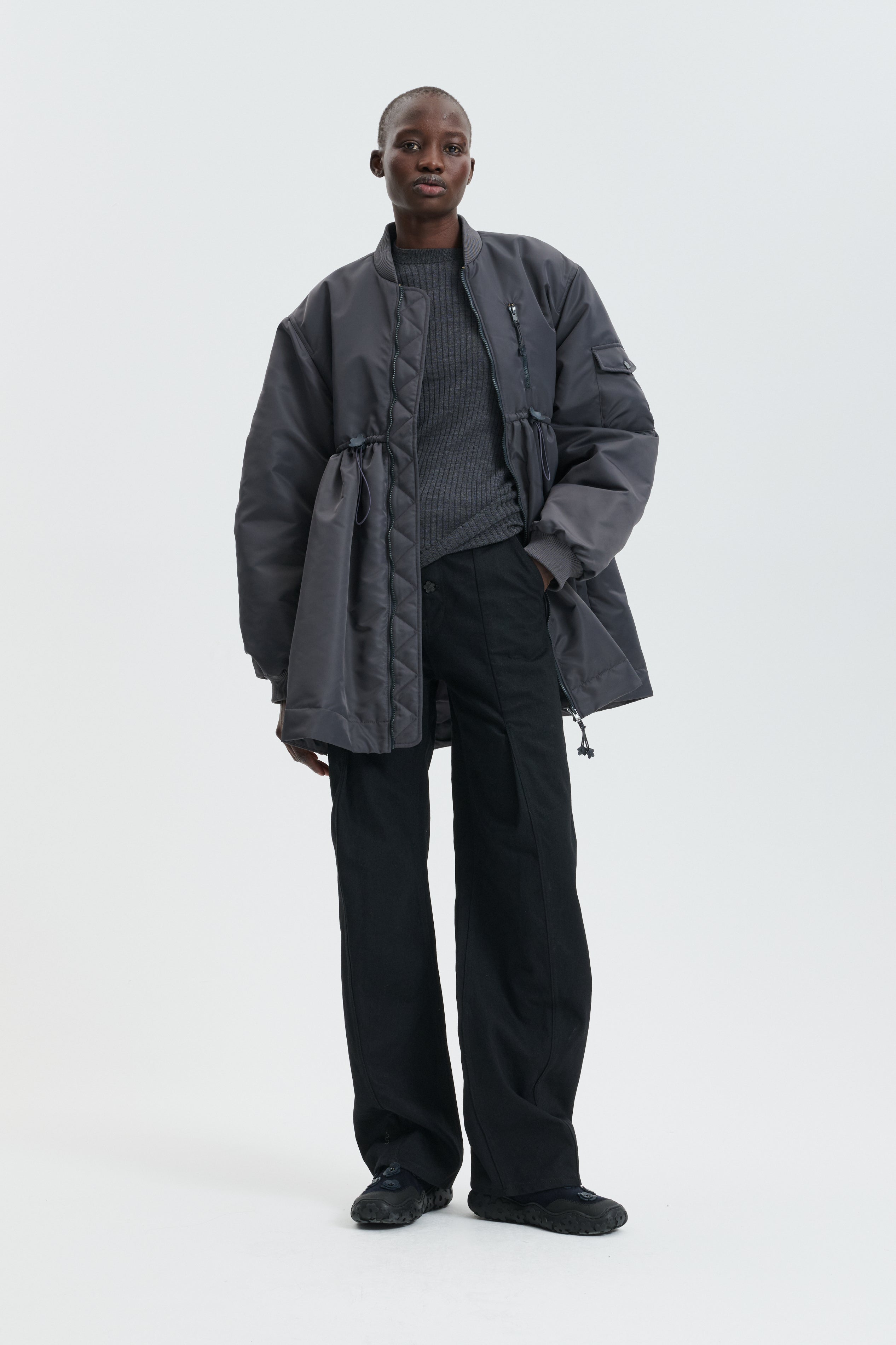 CBFRANCIS | JACKET TECHNICAL NYLON GREY