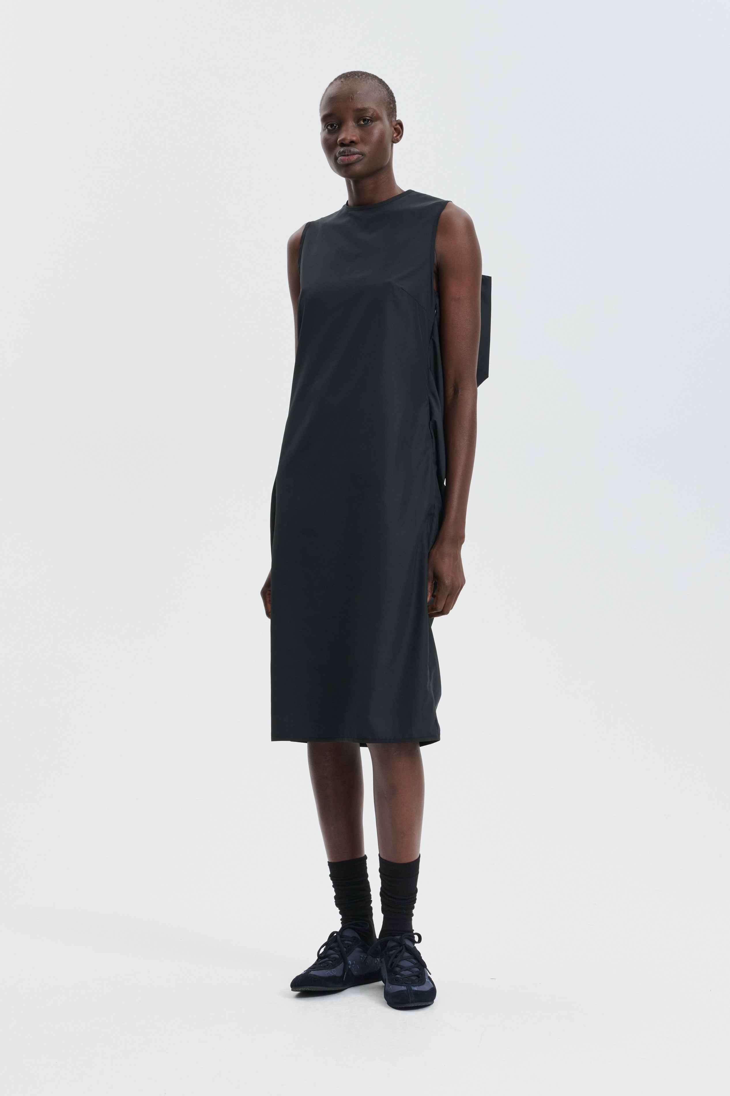 CBFEERO | DRESS RECYCLED FAILLE BLACK