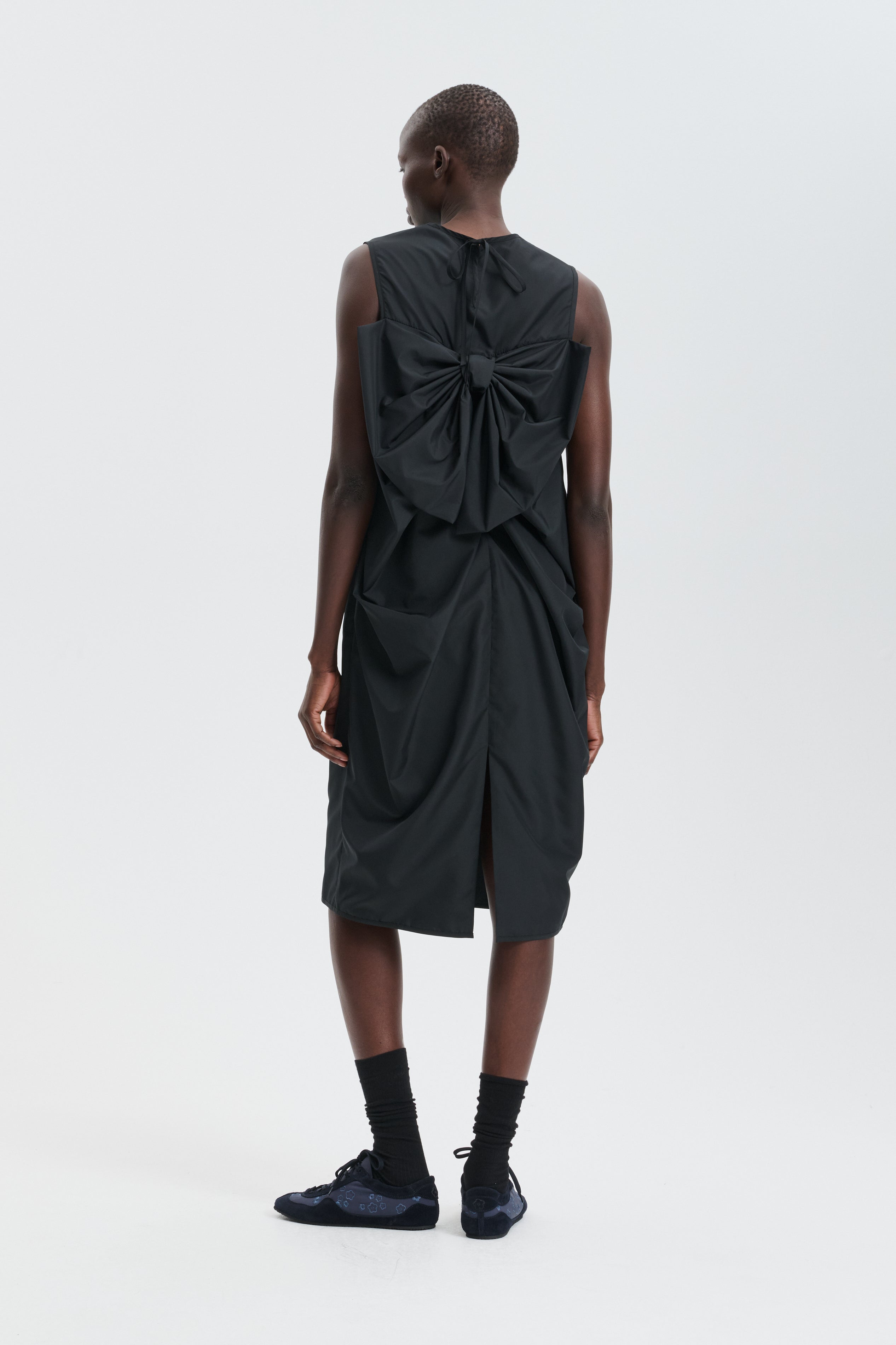 CBFEERO | DRESS RECYCLED FAILLE BLACK
