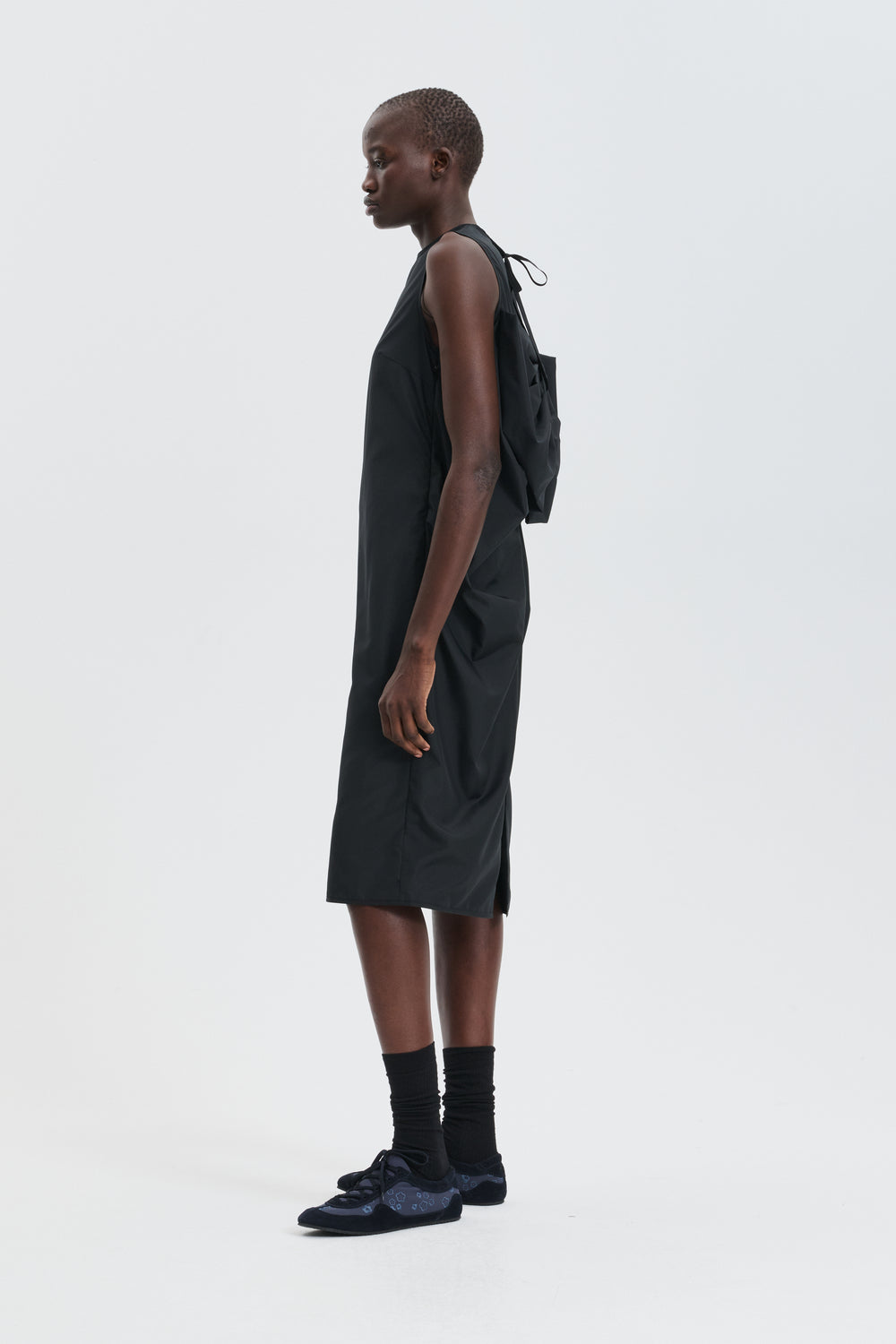 CBFEERO | DRESS RECYCLED FAILLE BLACK