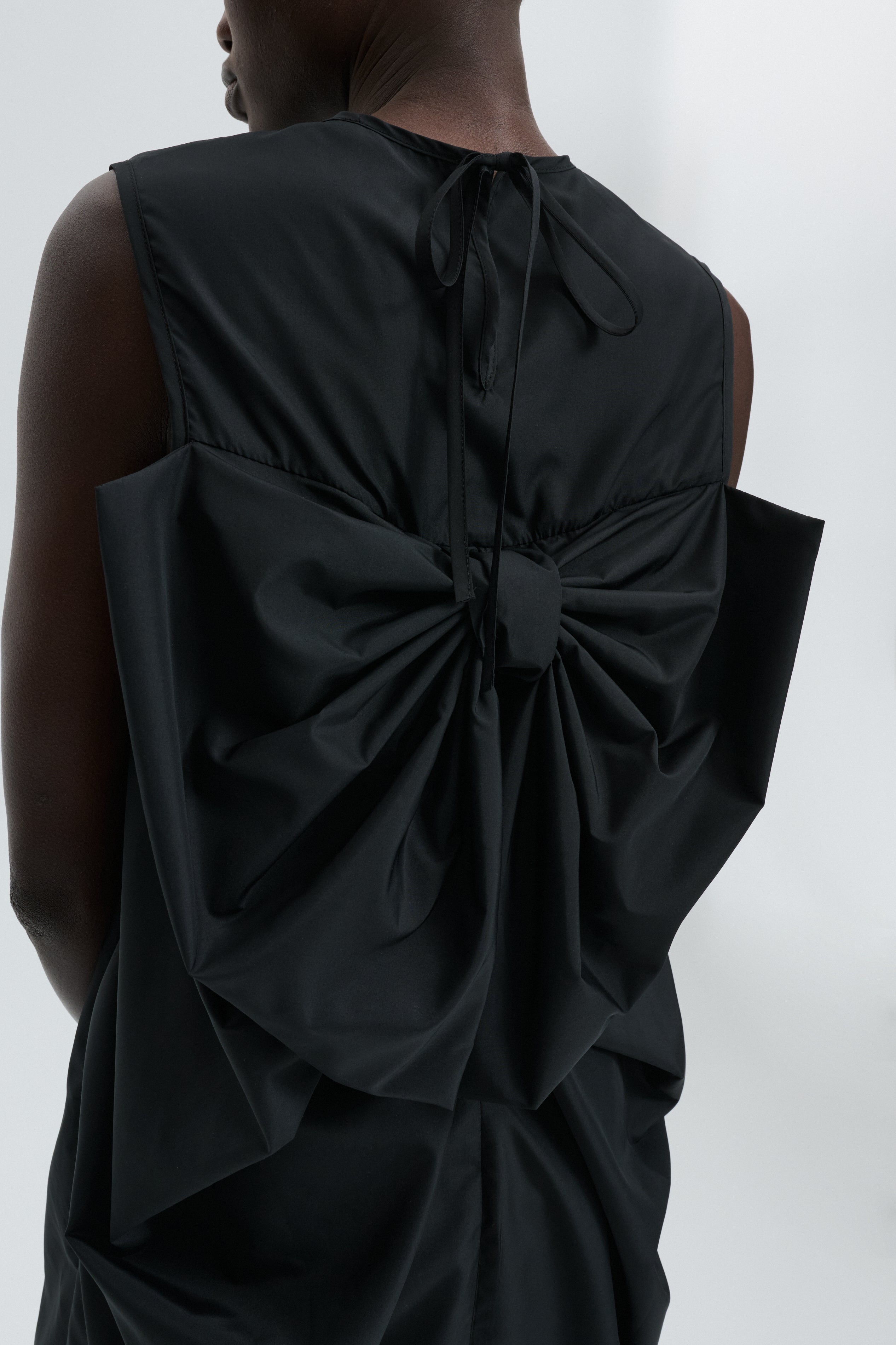 CBFEERO | DRESS RECYCLED FAILLE BLACK