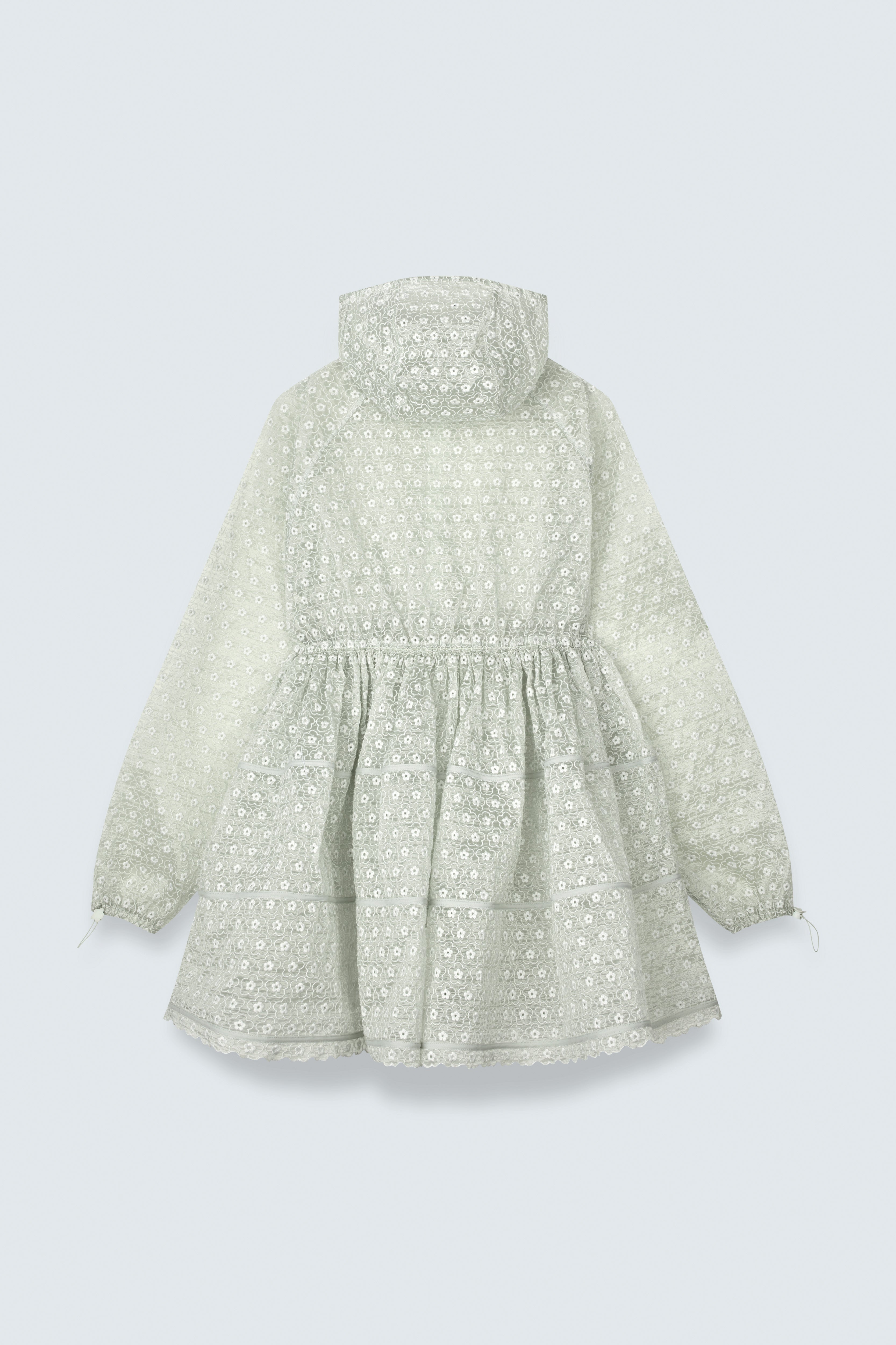 CBFREESIA | DRESS MEADOW EMBROIDERY MINT