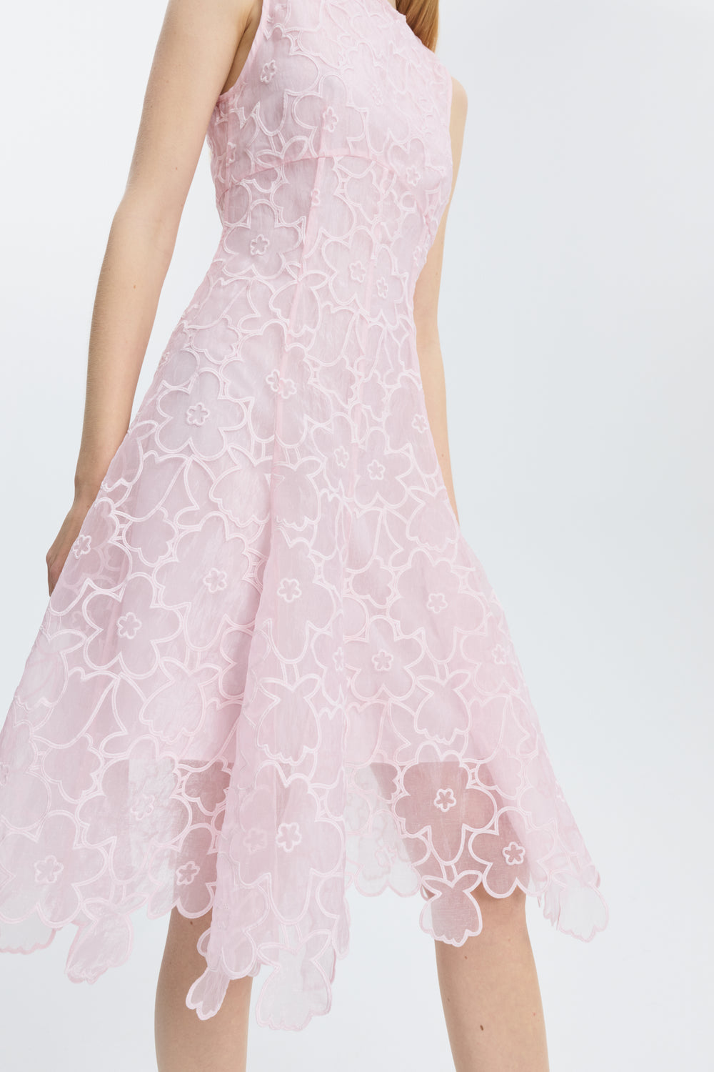 CBFORESS | DRESS CORANITA EMBROIDERY BLUSH PINK