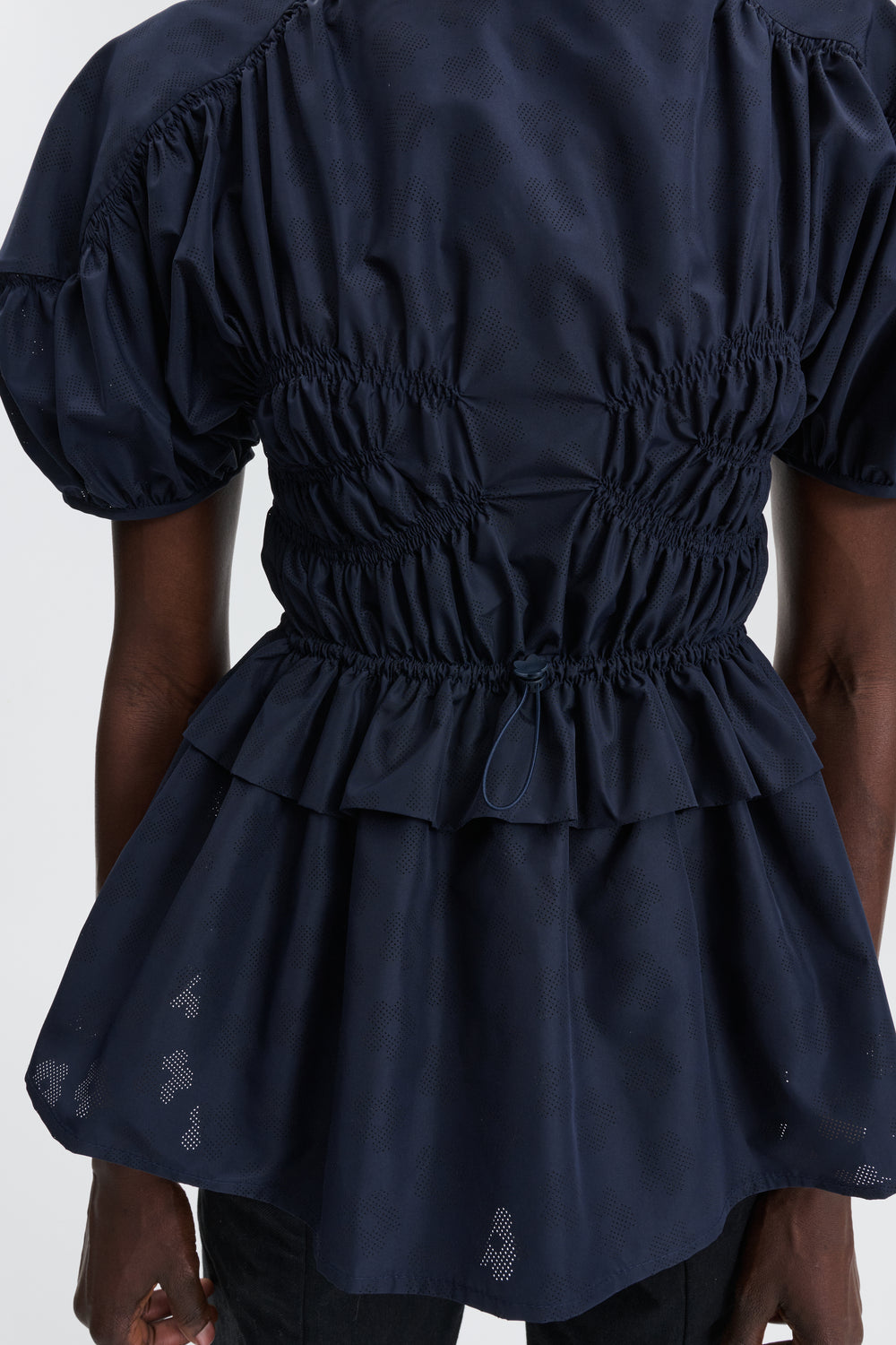 CBBROOKLYN | TOP PERFORATE WINDFLOWER NAVY
