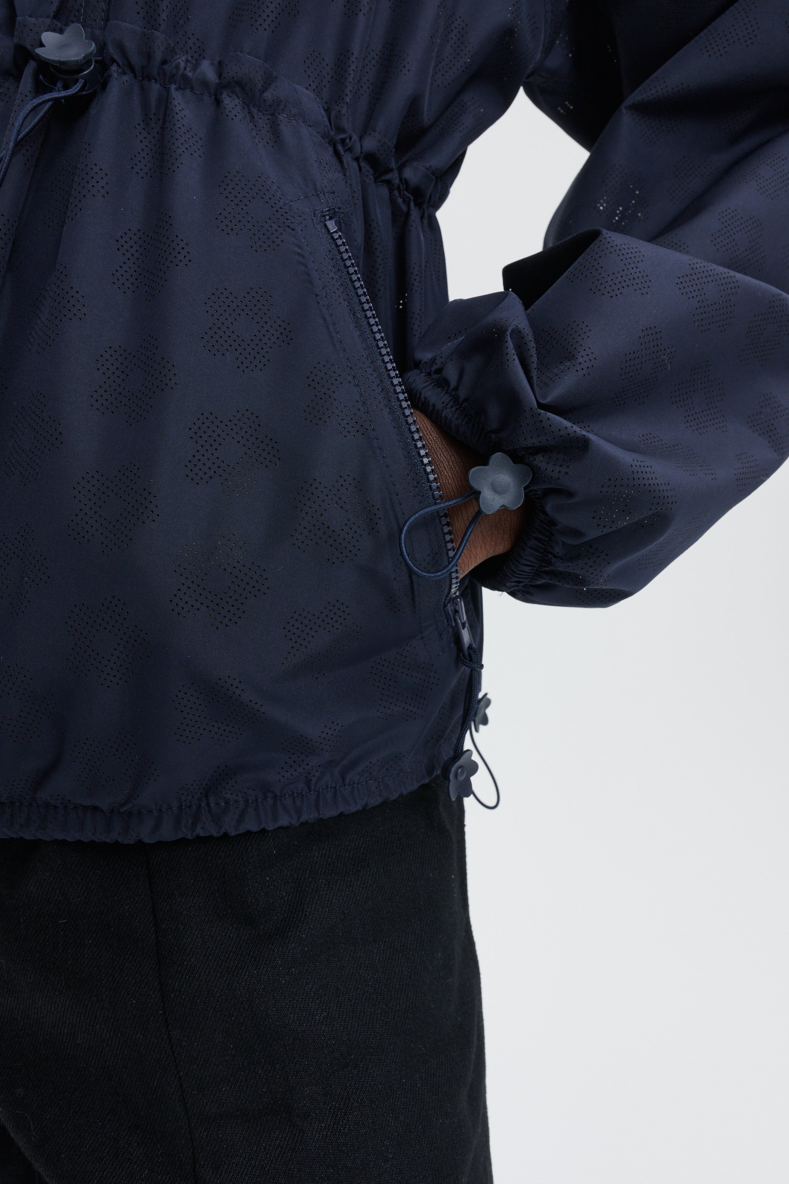 CBFREJON | JACKET PERFORATE WINDFLOWER NAVY