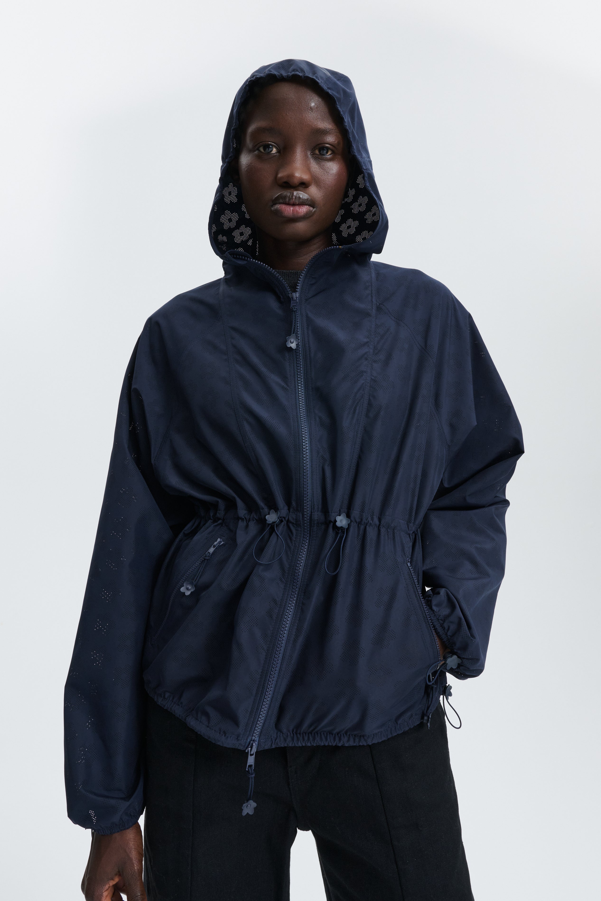 CBFREJON | JACKET PERFORATE WINDFLOWER NAVY