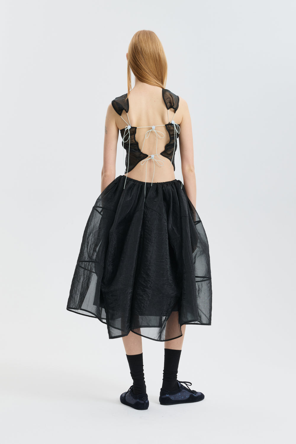 CBFOSIA | SKIRT LIQUID MYRTIA BLACK
