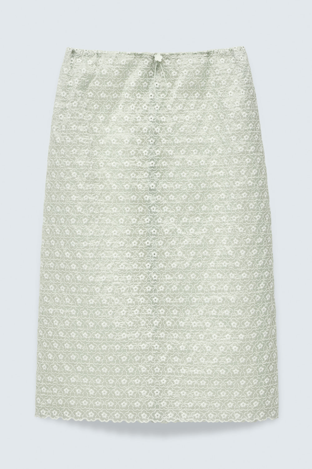 CBBRIA | SKIRT MEADOW EMBROIDERY MINT
