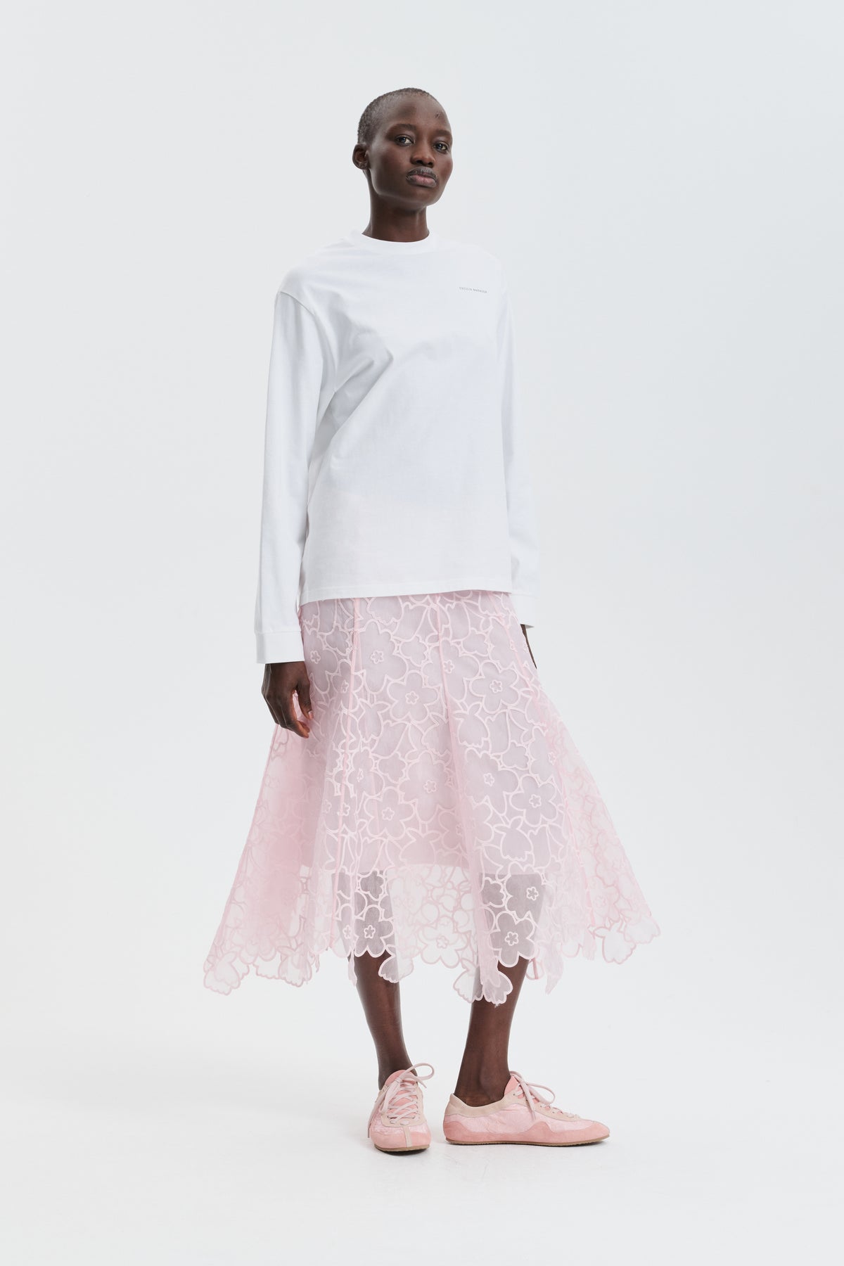 CBFLAVIE | SKIRT CORANITA EMBROIDERY BLUSH PINK