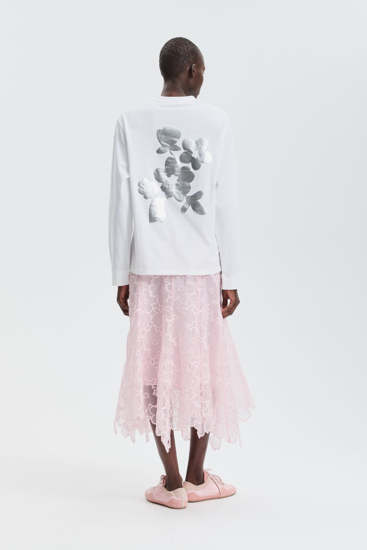 CBFLAVIE | SKIRT CORANITA EMBROIDERY BLUSH PINK