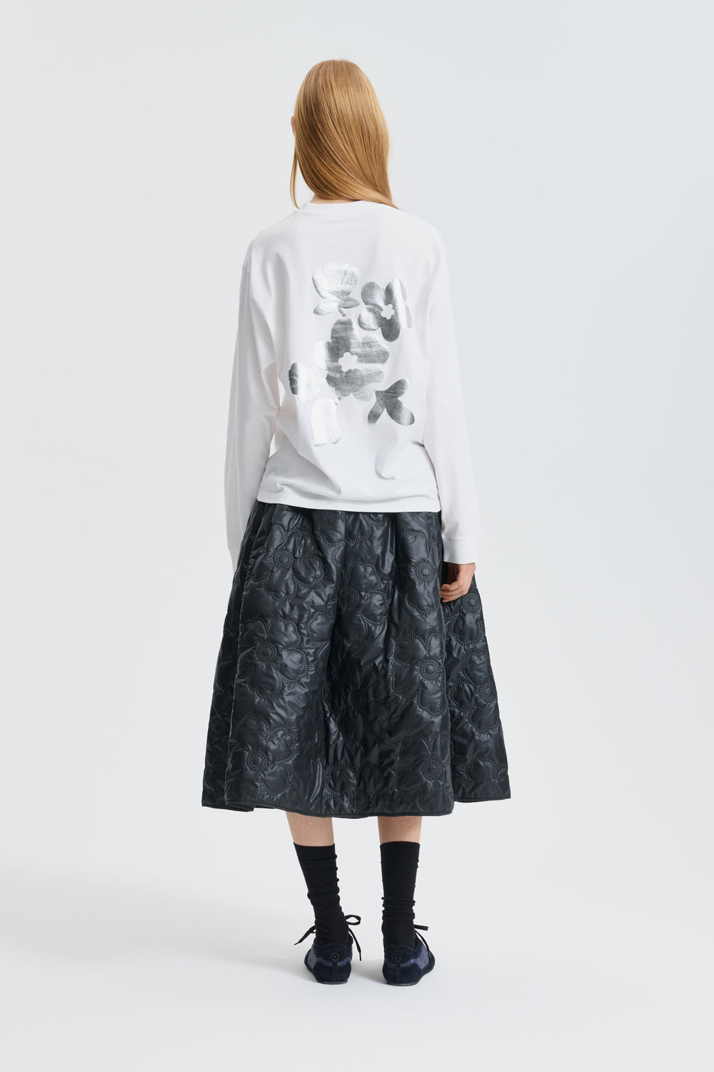 CBLILY | T-SHIRT JERSEY WHITE / SILVER